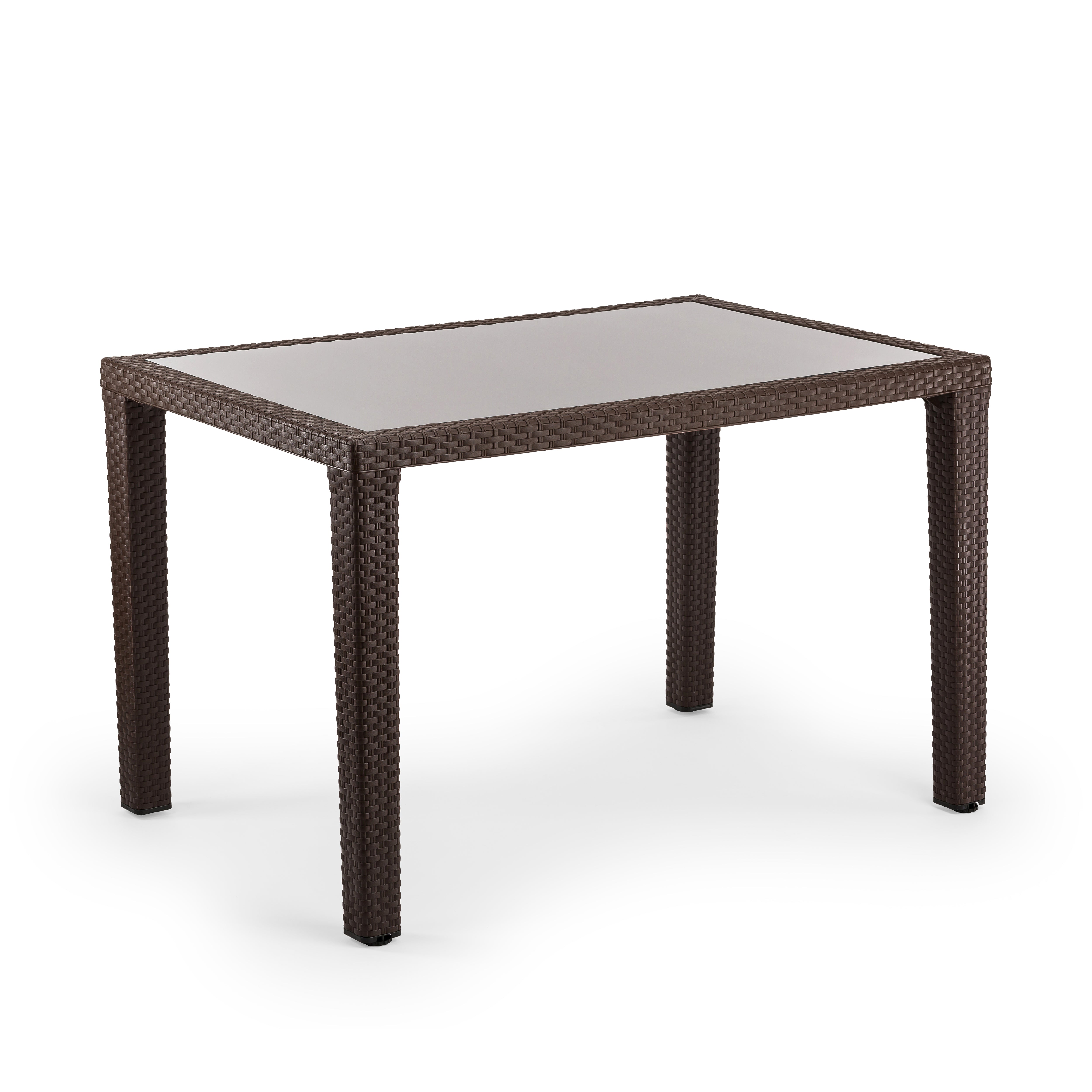 Antares Rattan Görünümlü Dikdörtgen Polipropilen Masa Venge