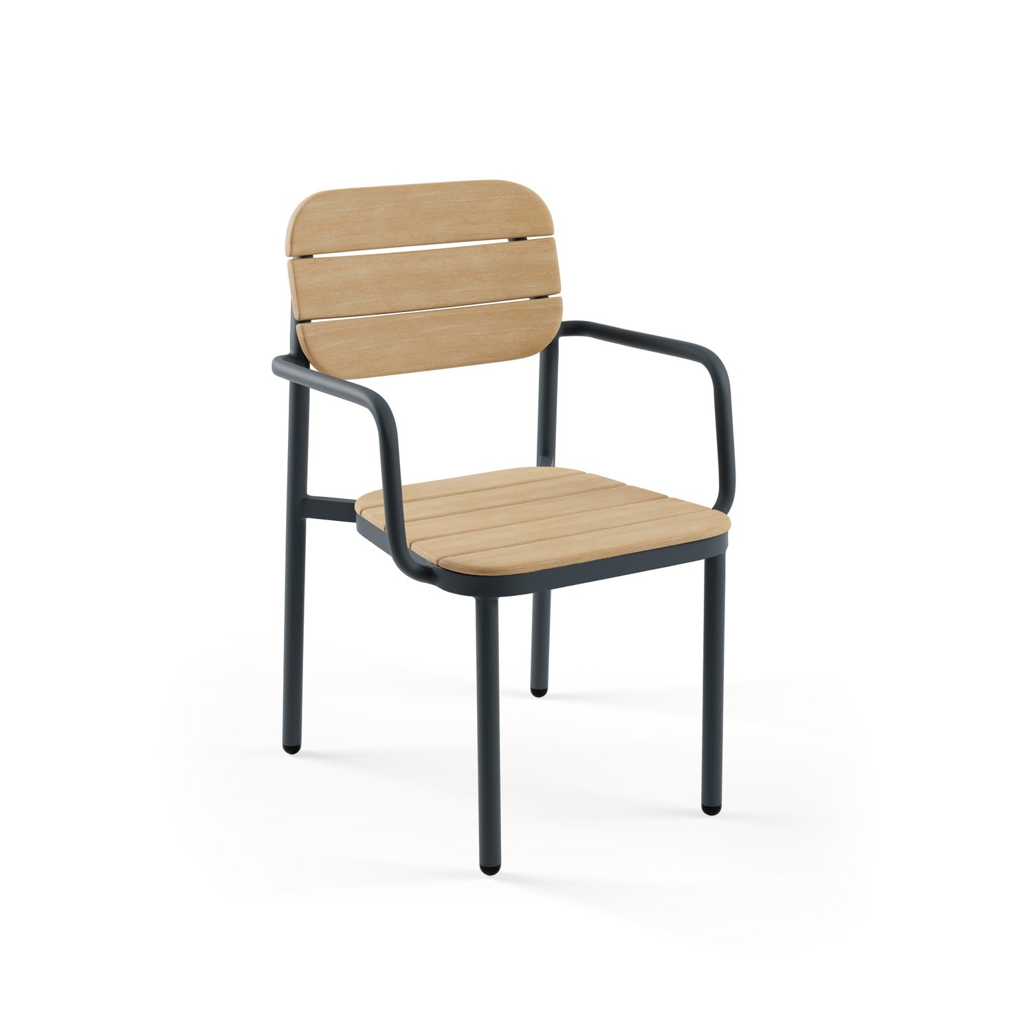 Aura Alüminyum İroko Sandalye Antrasit