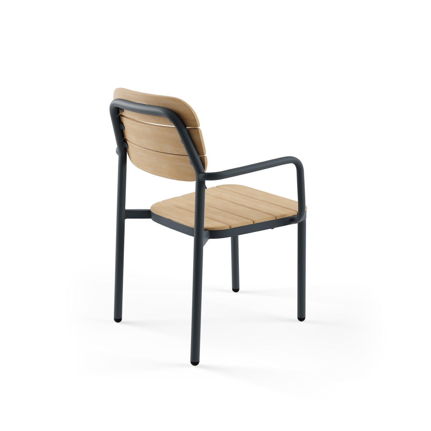 Aura Alüminyum İroko Sandalye Antrasit