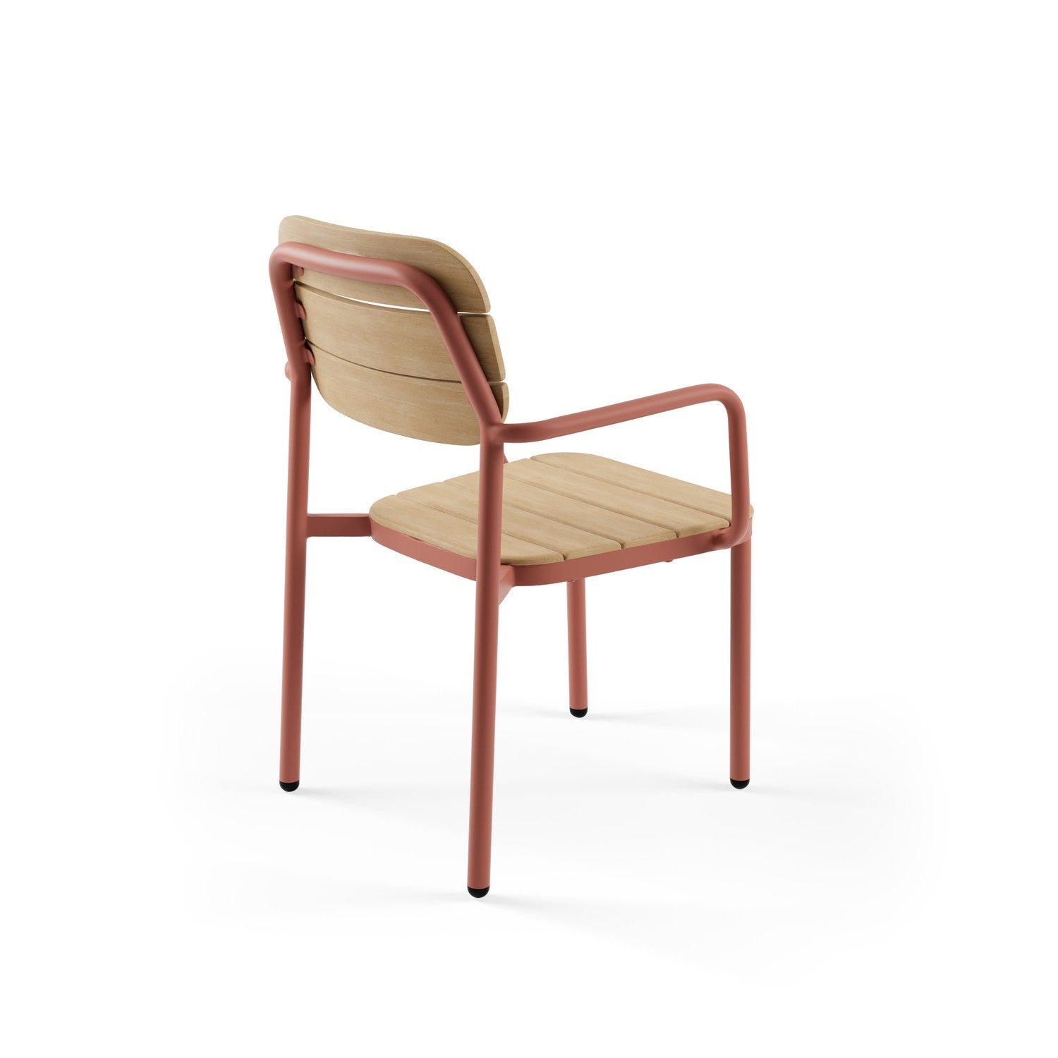 Aura Alüminyum İroko Sandalye Terakota