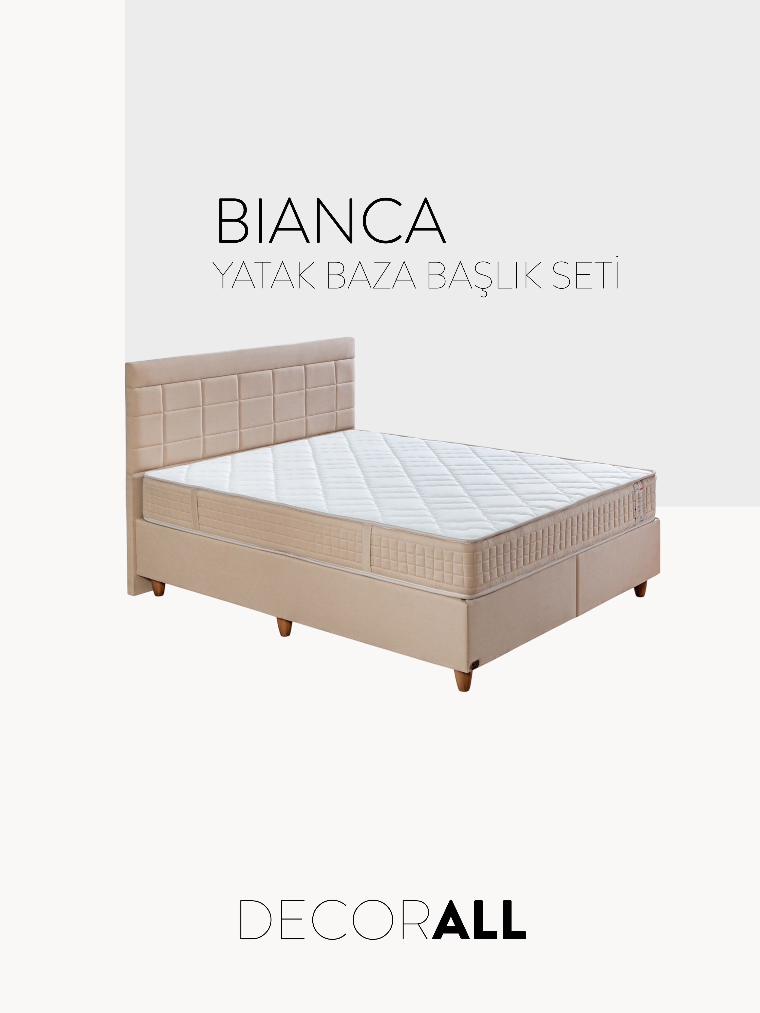 Bianca Yatak Baza Başlık Seti