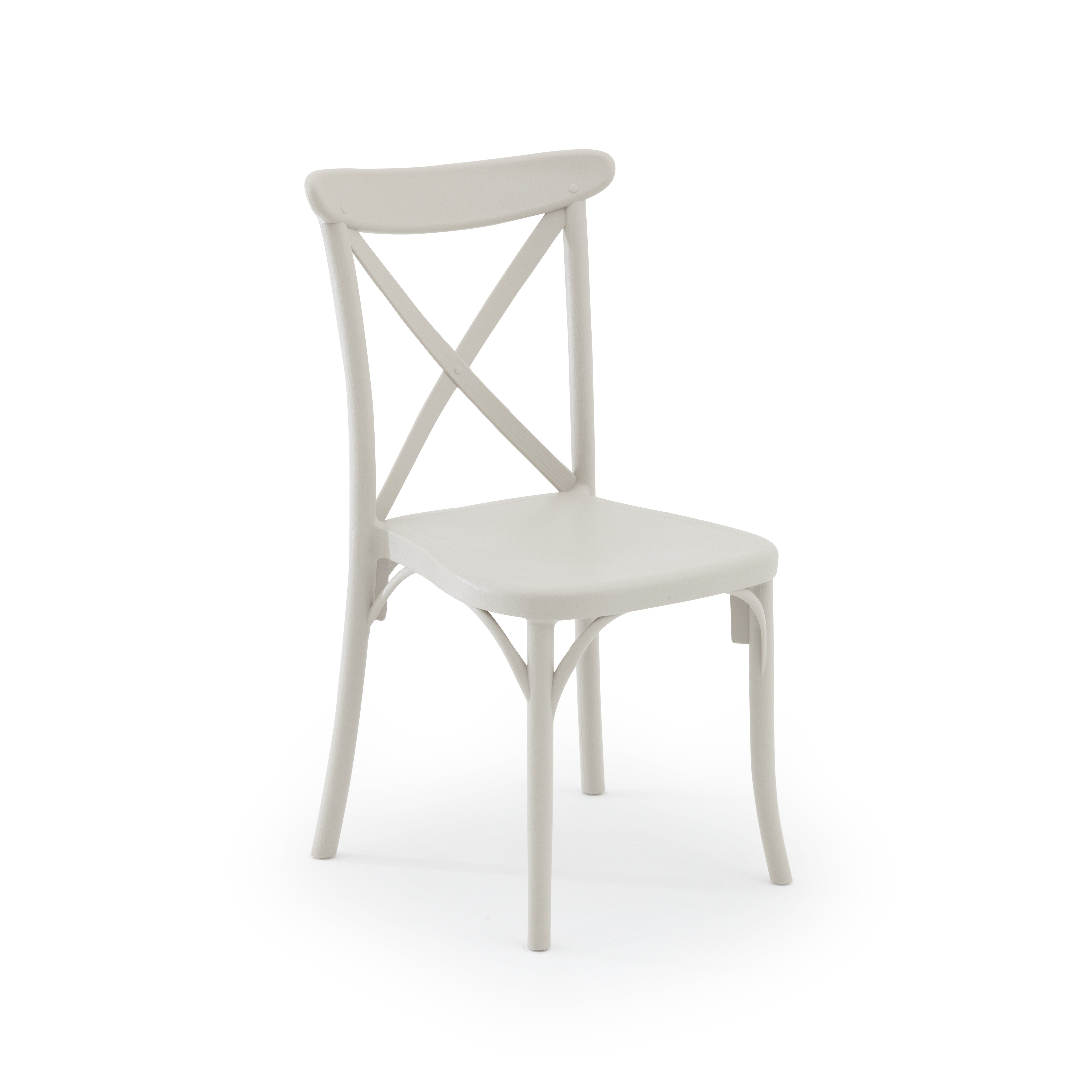 Capri Polipropilen Sandalye Bej