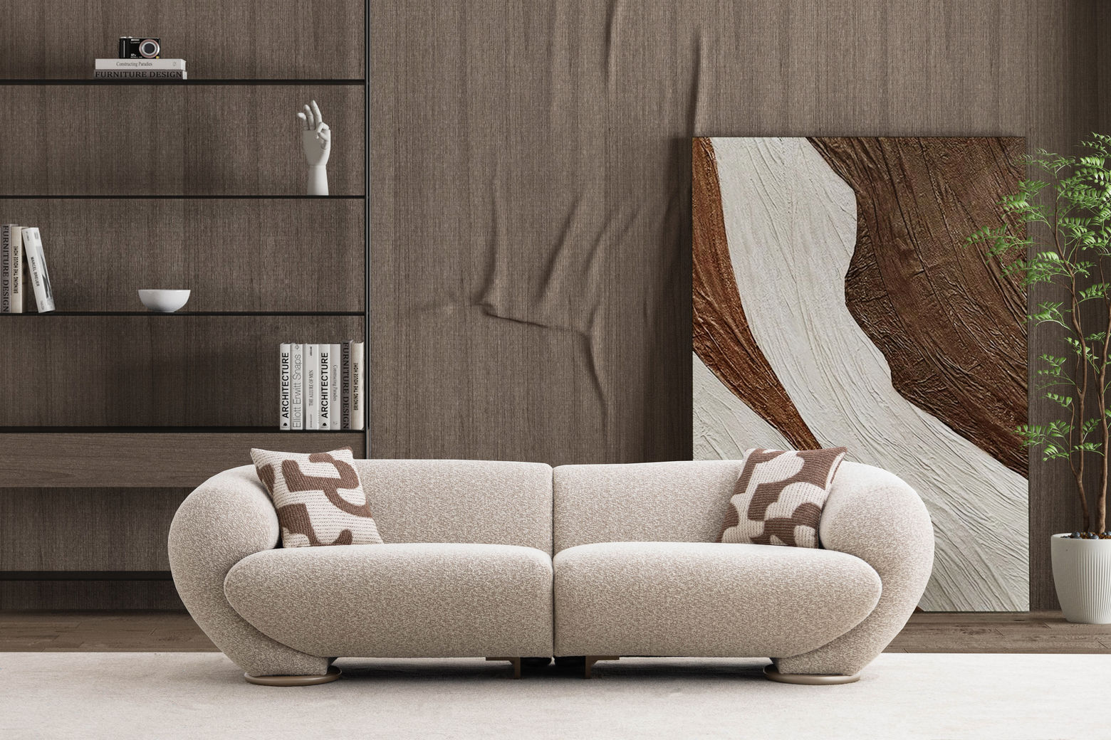 Coconut Üçlü Koltuk