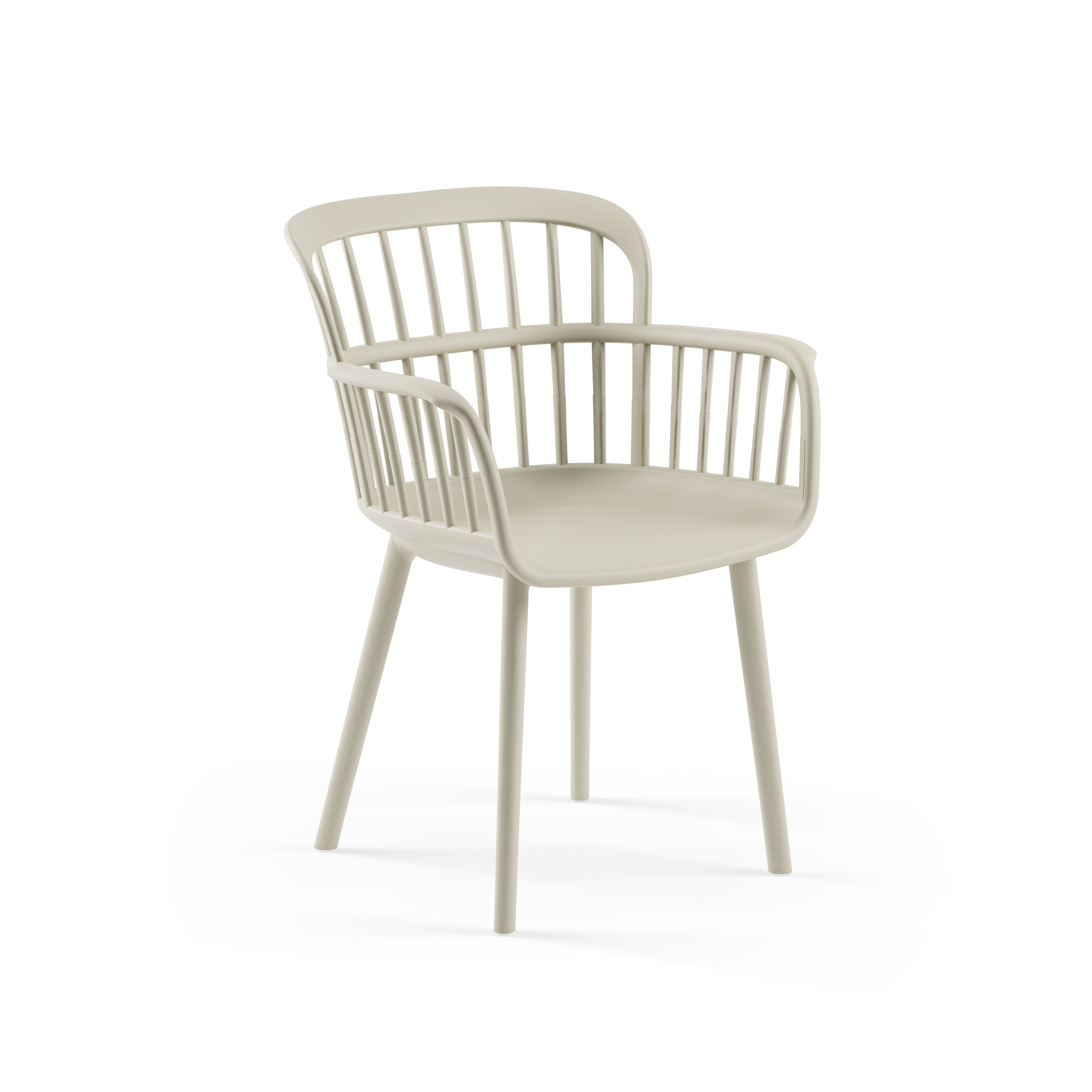 Eva P Polipropilen Sandalye Bej