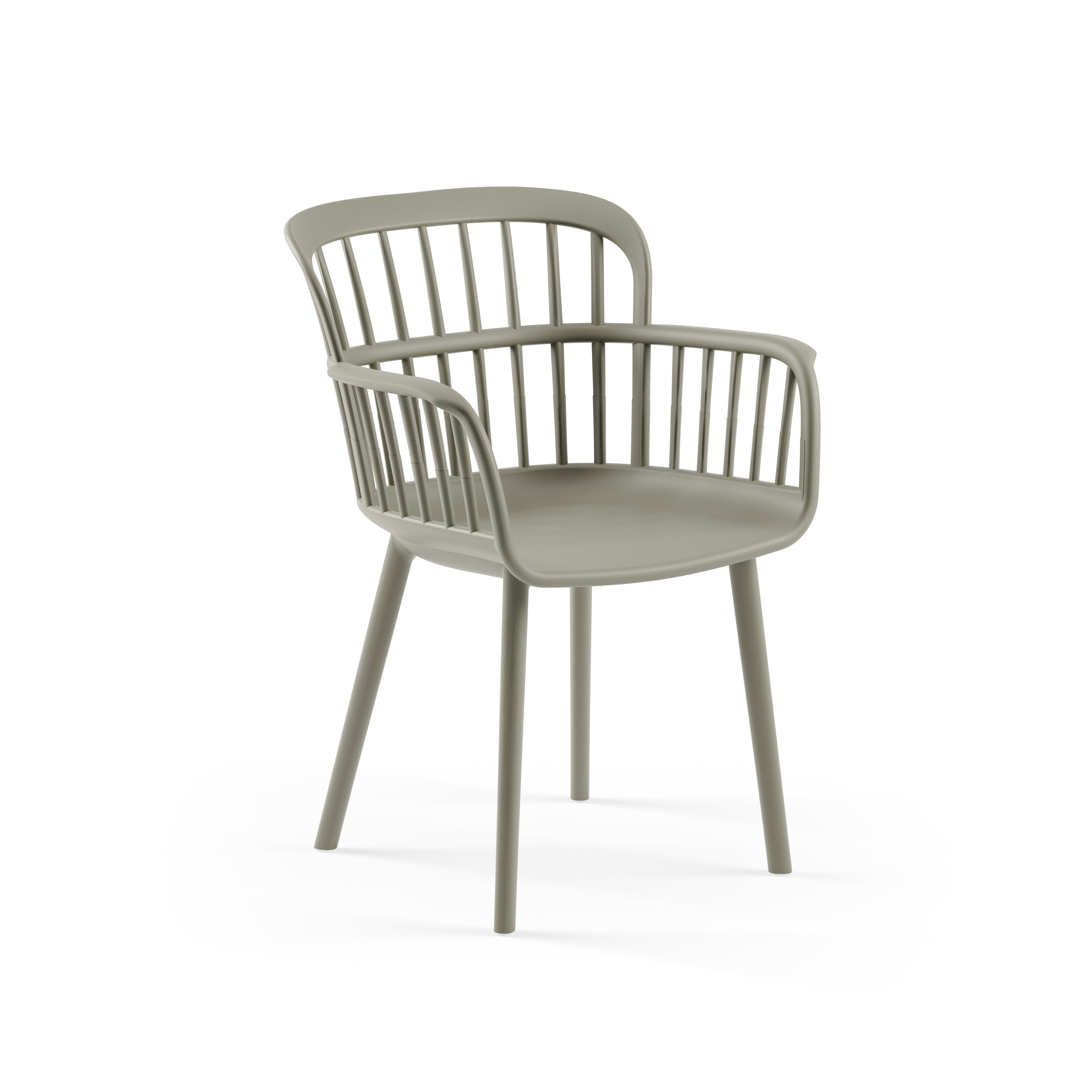 Eva P Polipropilen Sandalye Çimento Gri