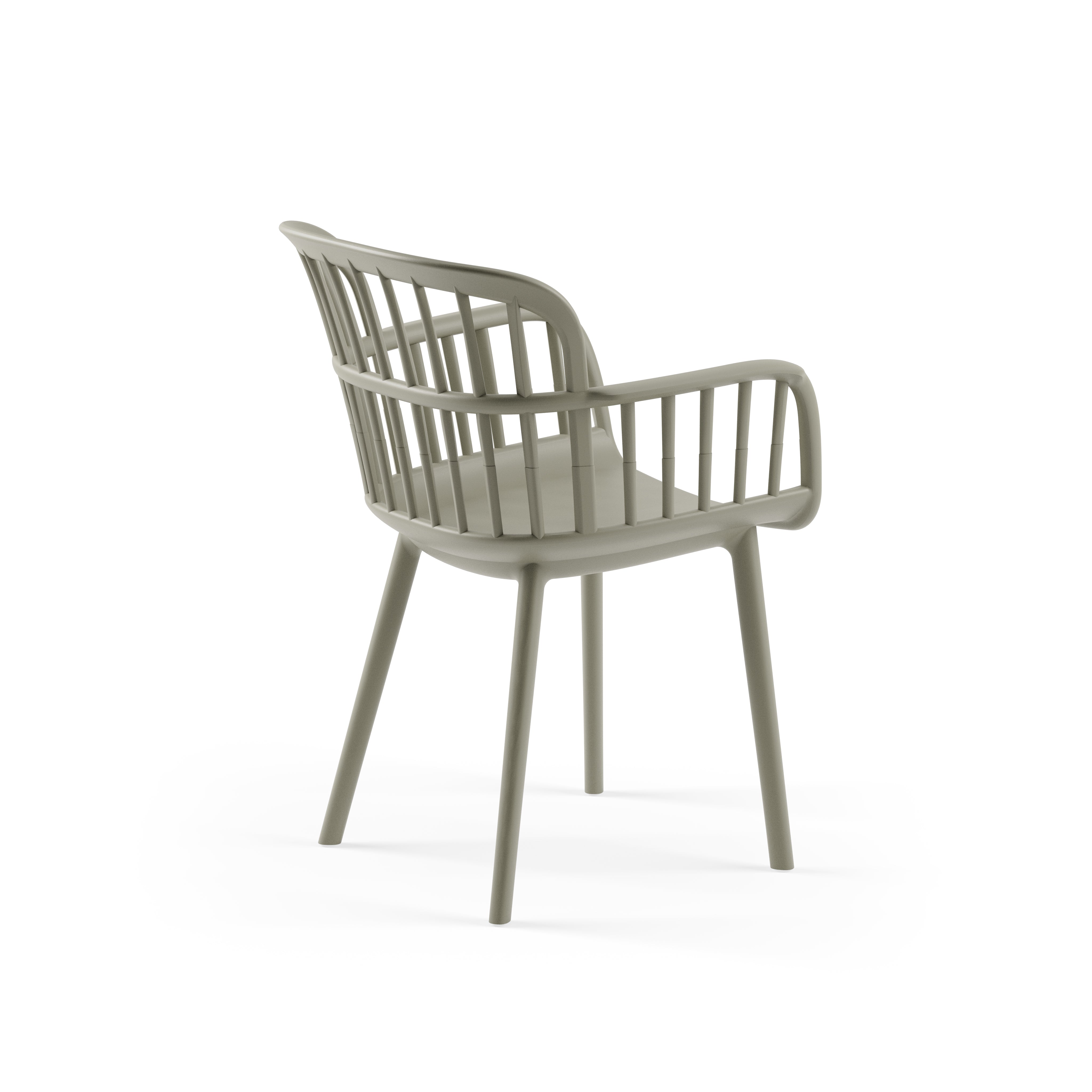 Eva P Polipropilen Sandalye Çimento Gri