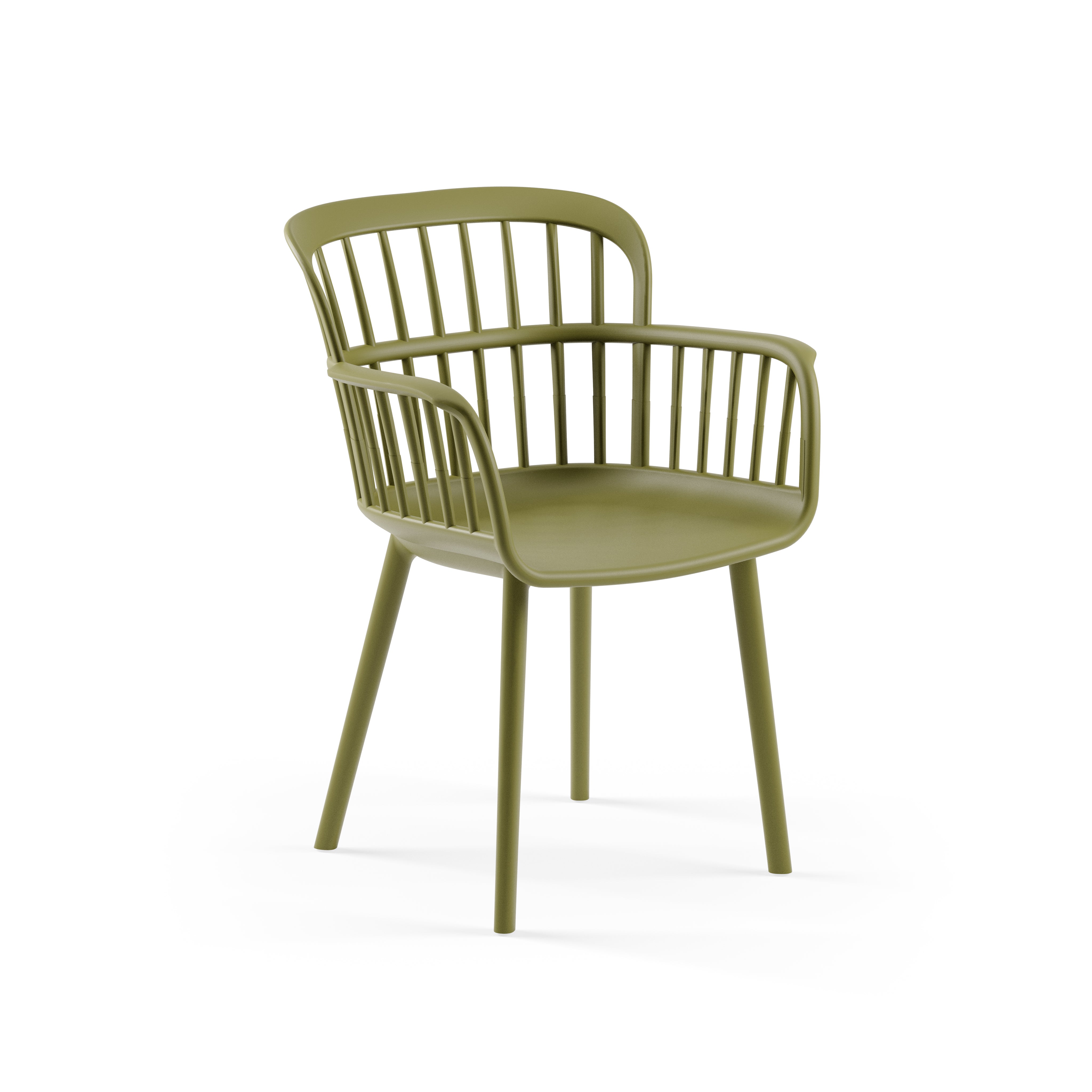 Eva P Polipropilen Sandalye Haki Yeşil