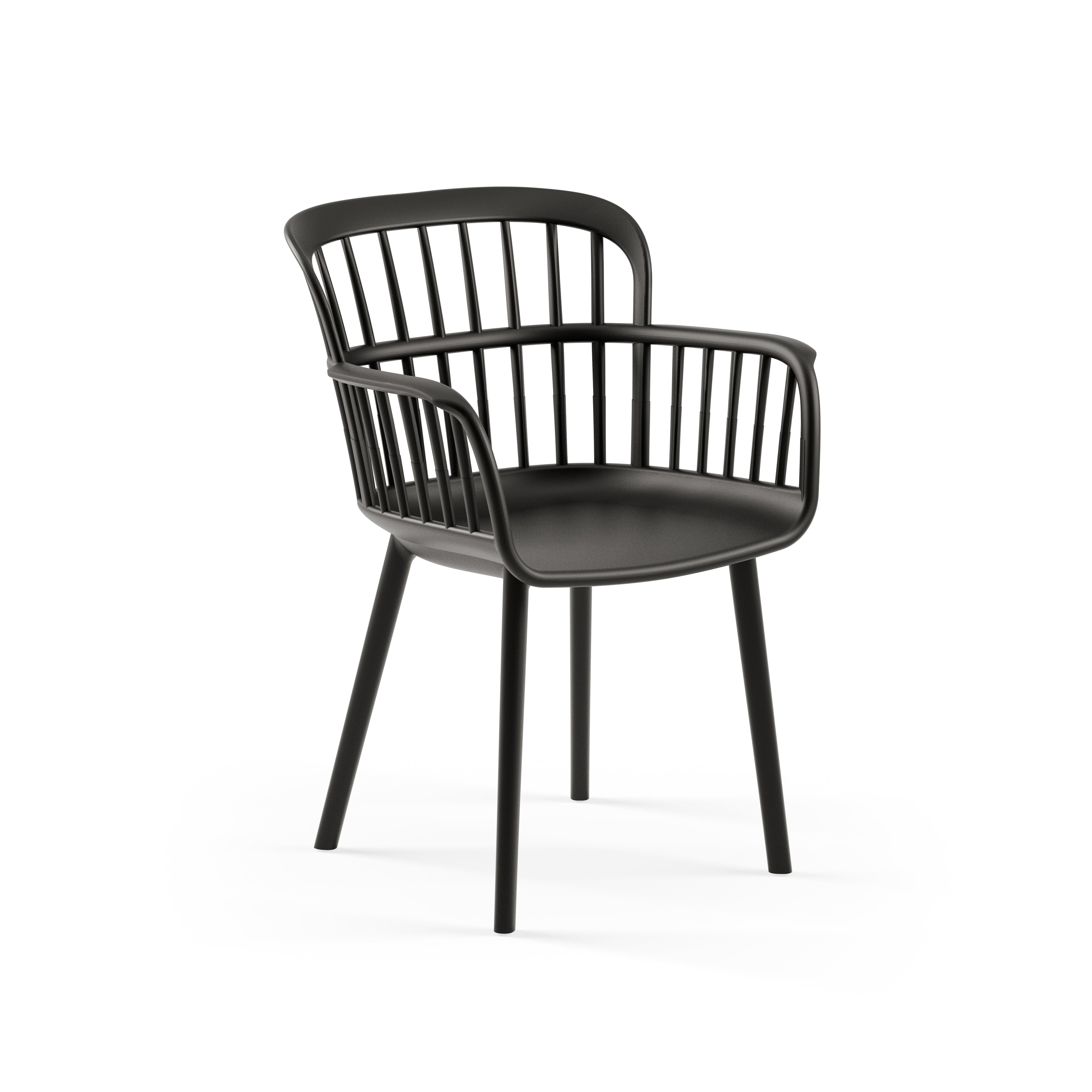 Eva-P Polipropilen Sandalye Siyah