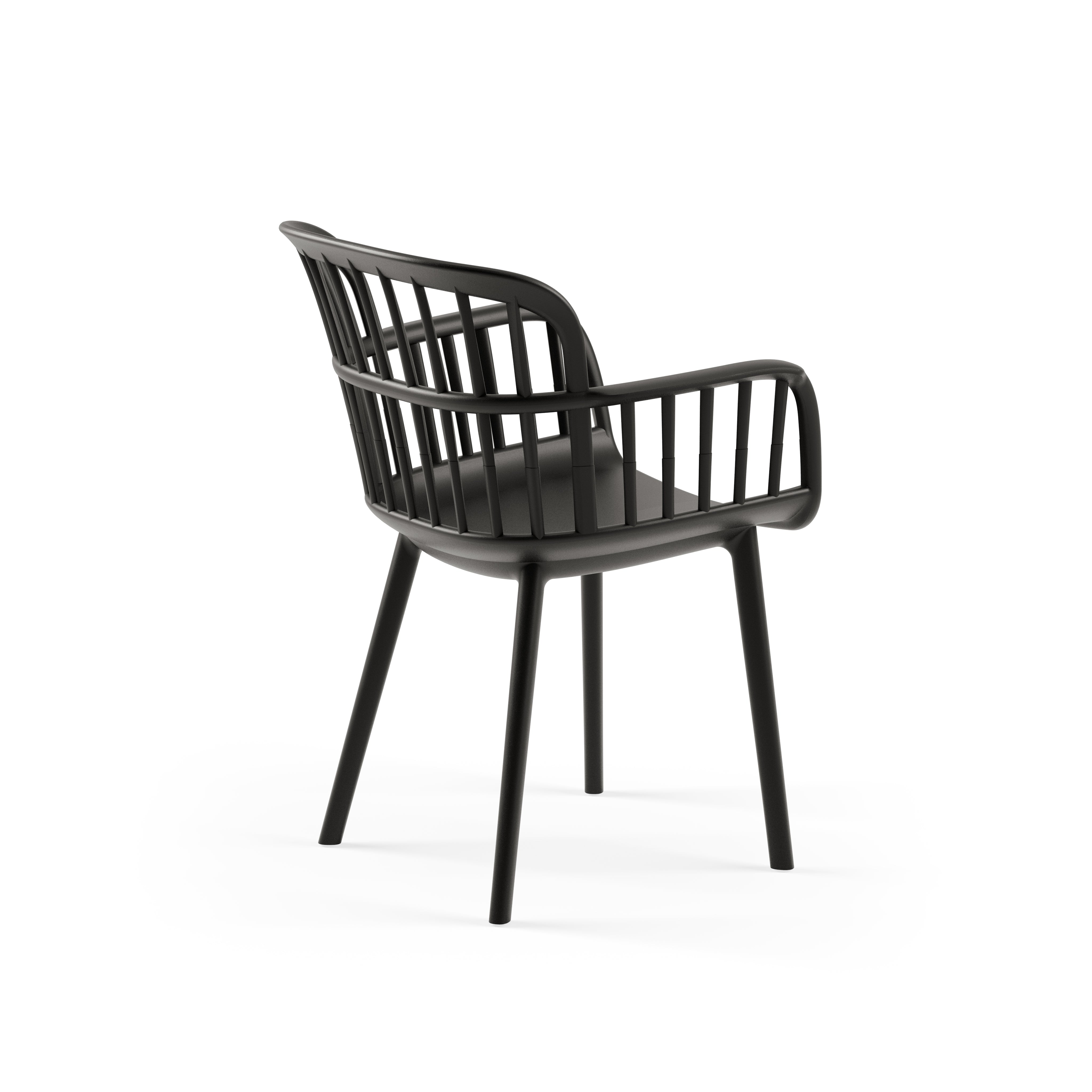 Eva-P Polipropilen Sandalye Siyah