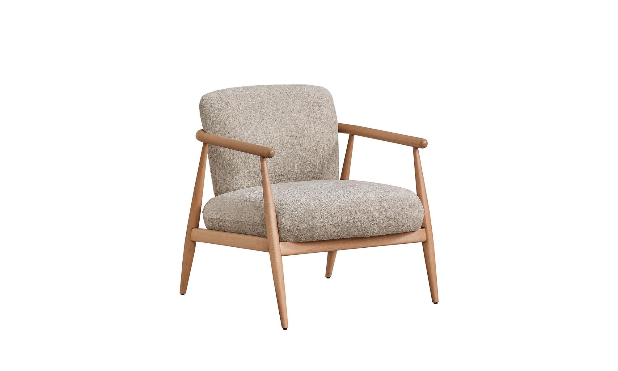 Fabio Ahşap Tekli Koltuk