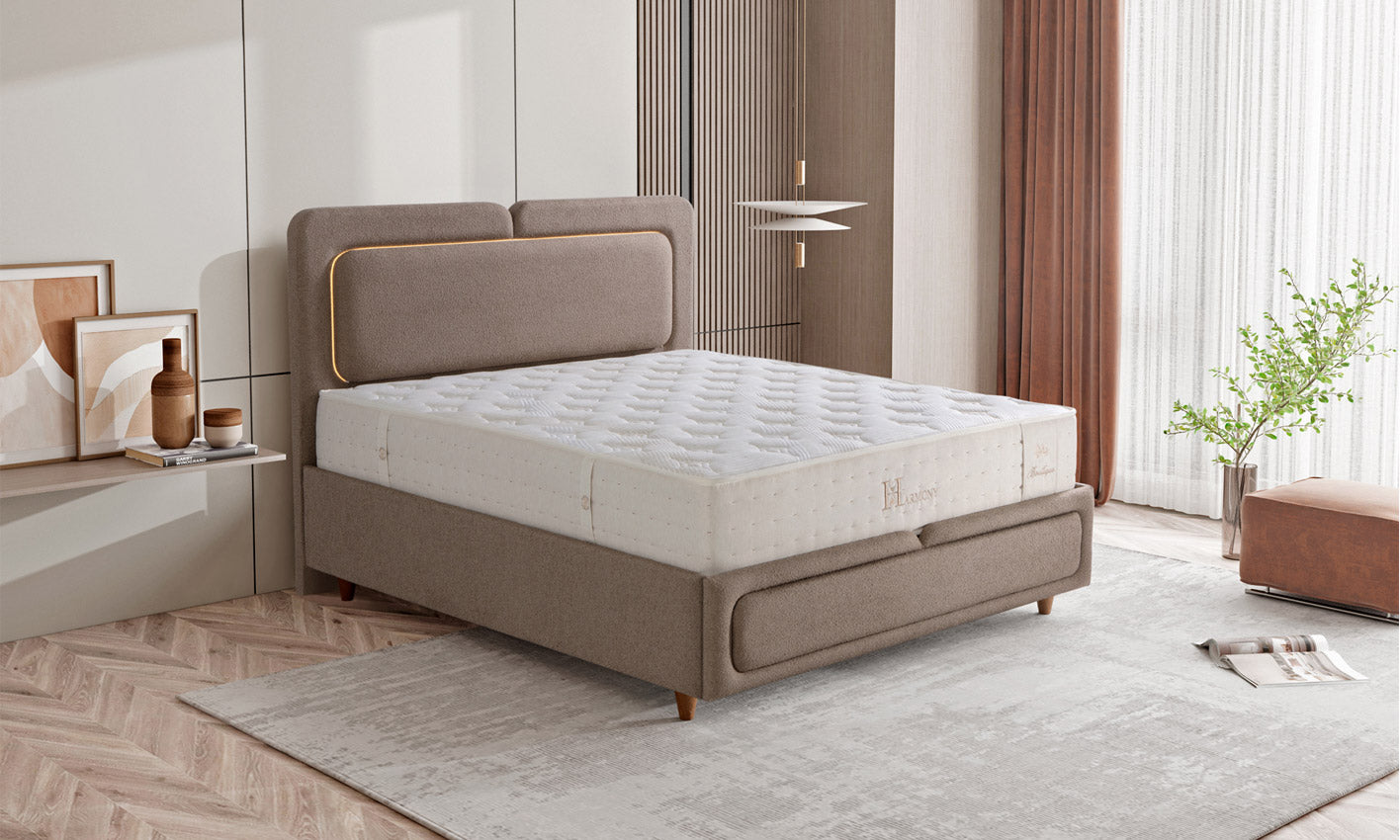 İDAŞ Nexus Yatak Baza Başlık Seti