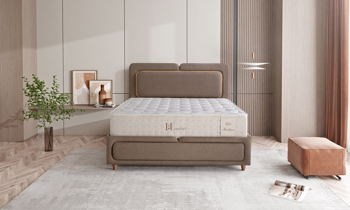 İDAŞ Nexus Yatak Baza Başlık Seti