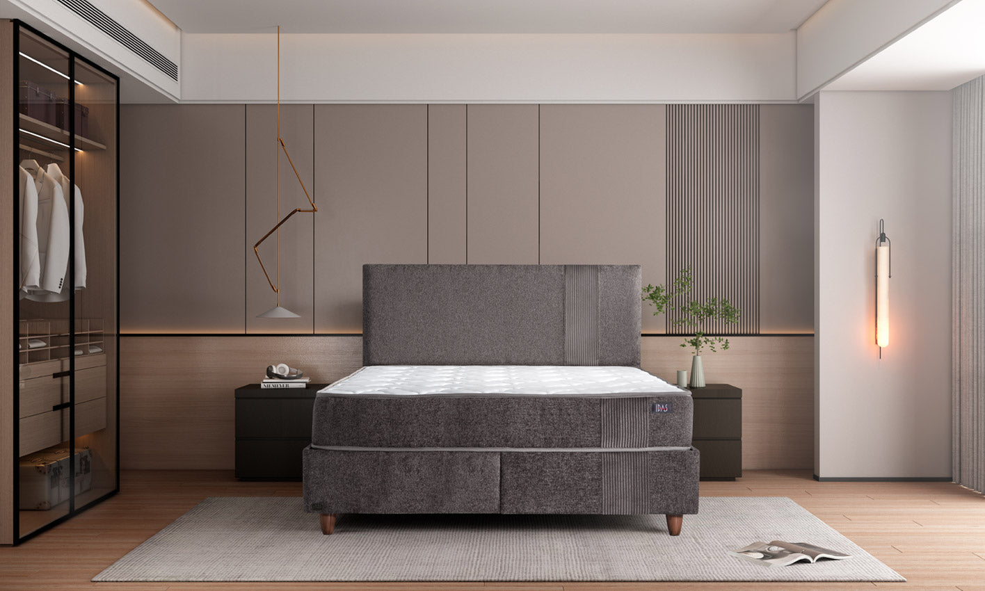 İDAŞ Sedef Yatak Baza Başlık Seti