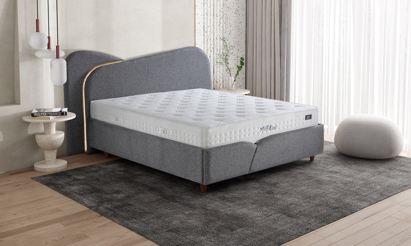 İDAŞ Velmora Yatak Baza Başlık Seti