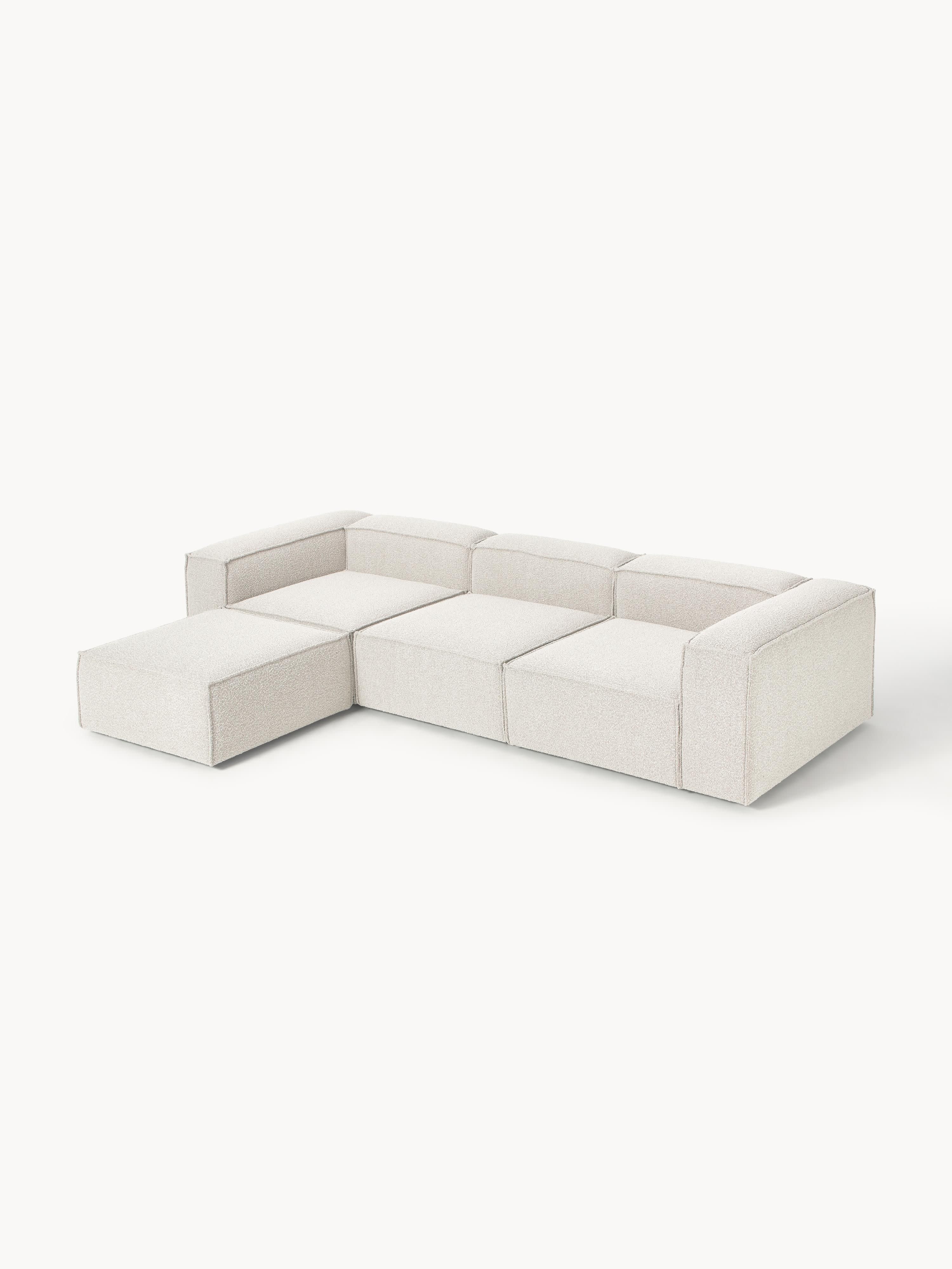 Lego Plus Köşe Koltuk Kırık Beyaz Bukle
