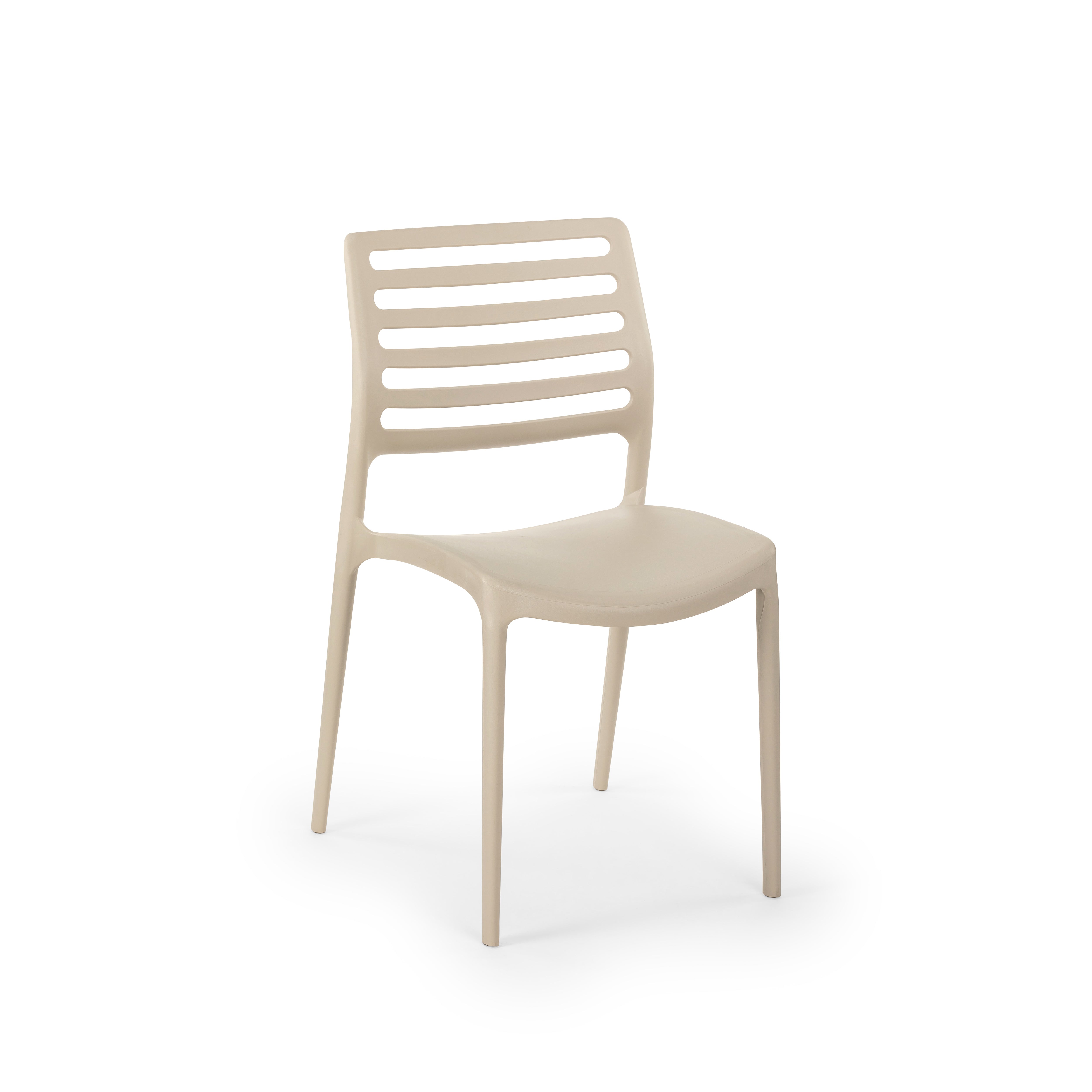 Louise Polipropilen Sandalye Bej