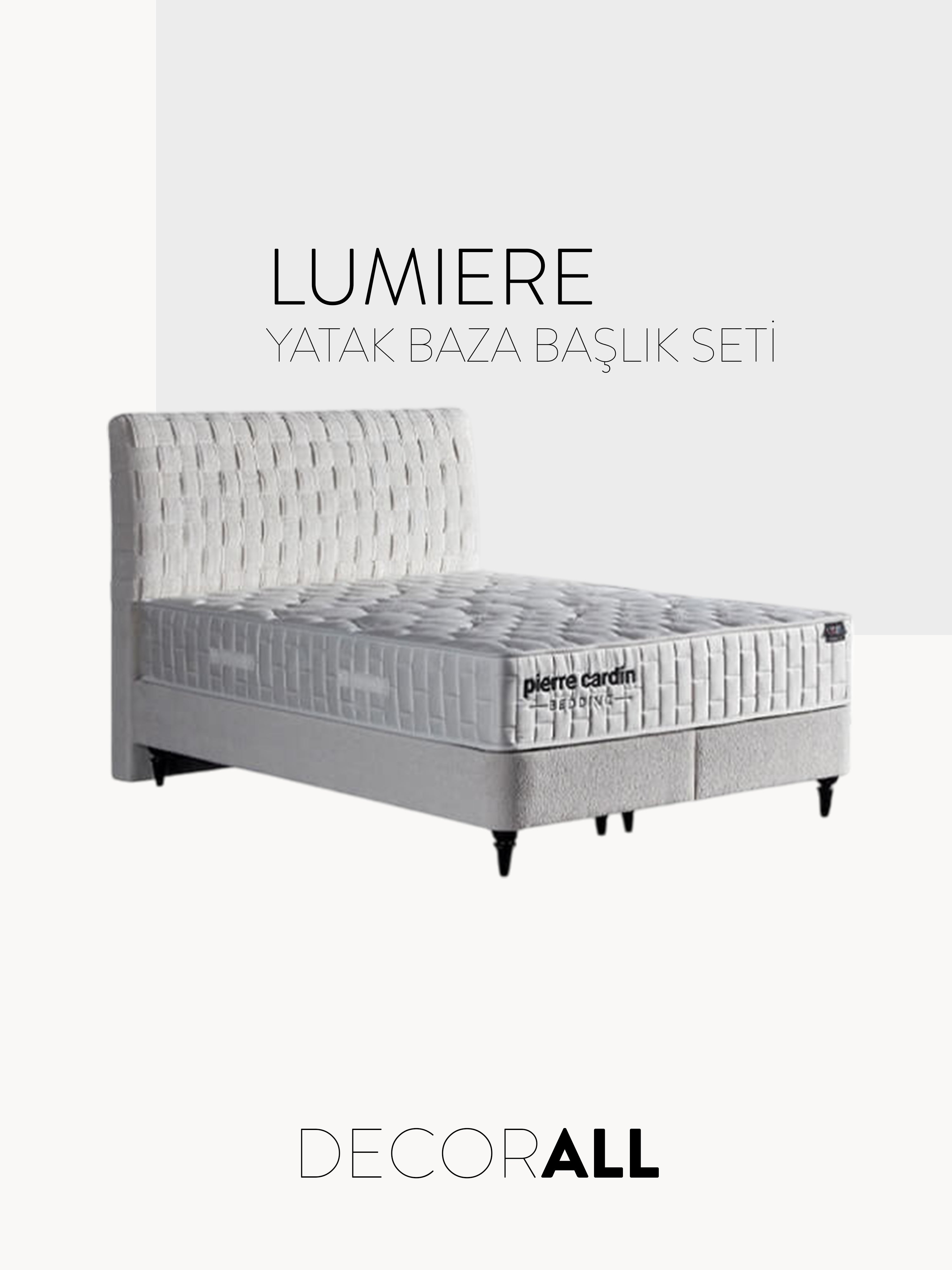 Lumiere Yatak Baza Başlık Seti