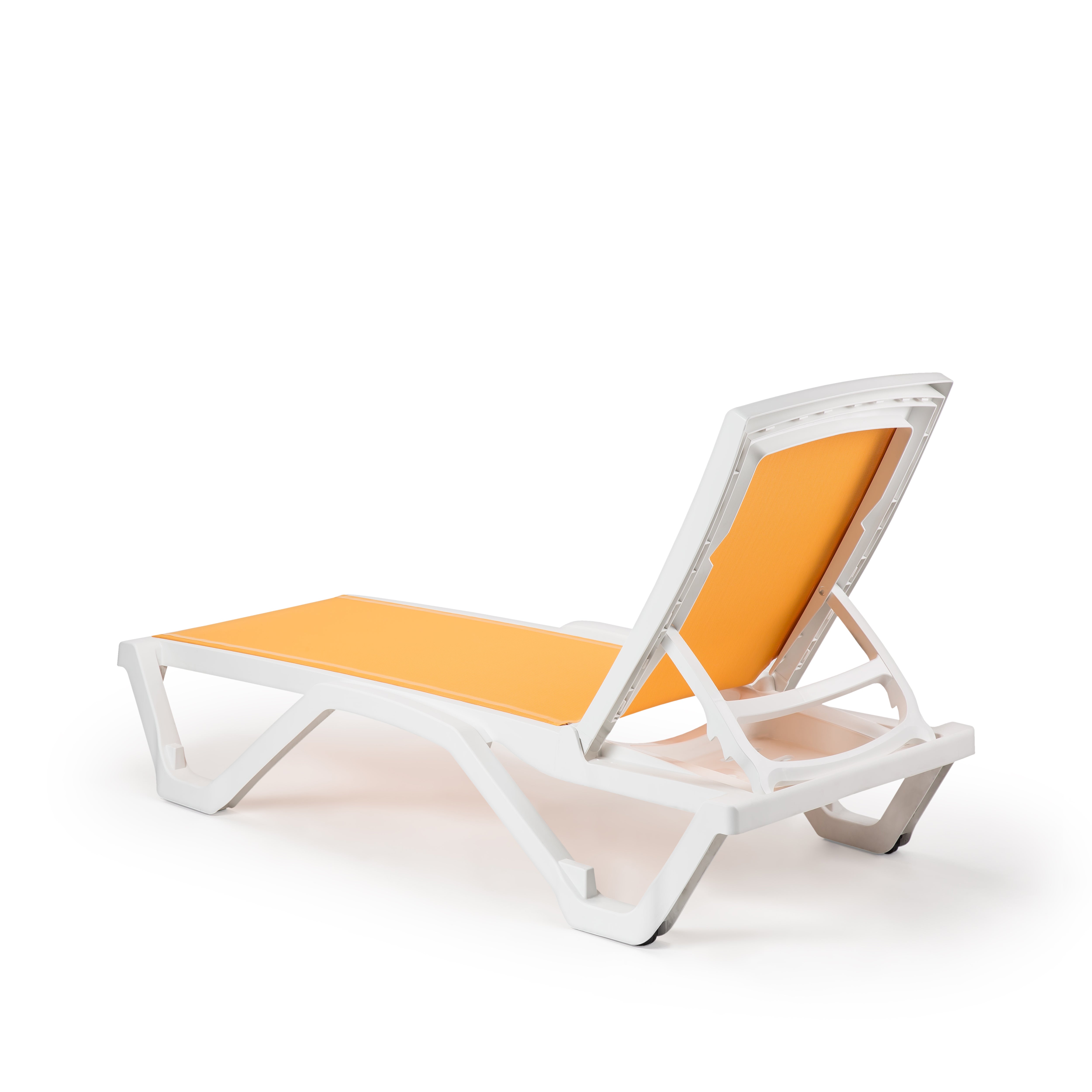 Mare Kolsuz Polipropilen Şezlong Beyaz Sarı
