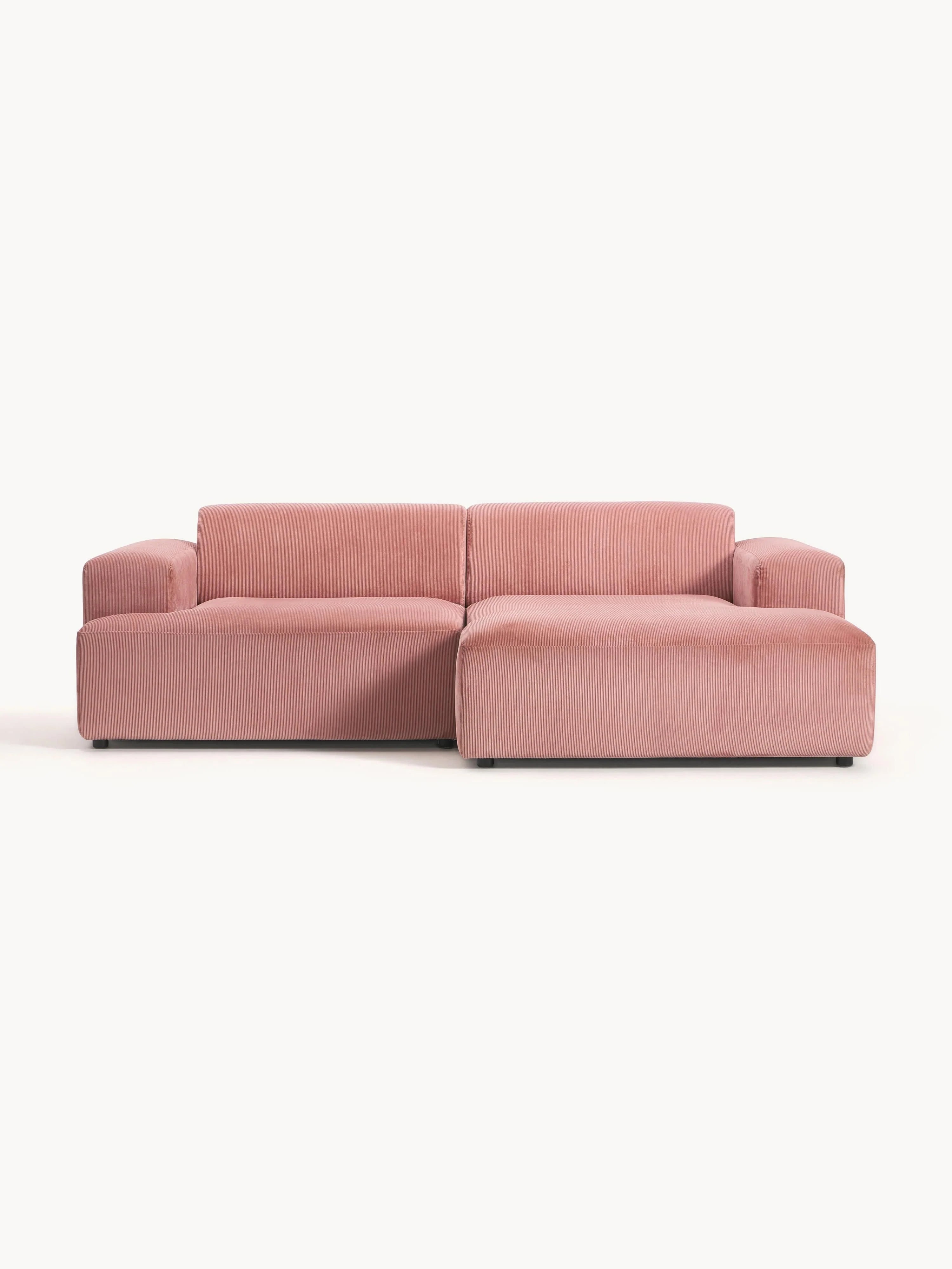 Mira Köşe Koltuk Pembe Fitilli