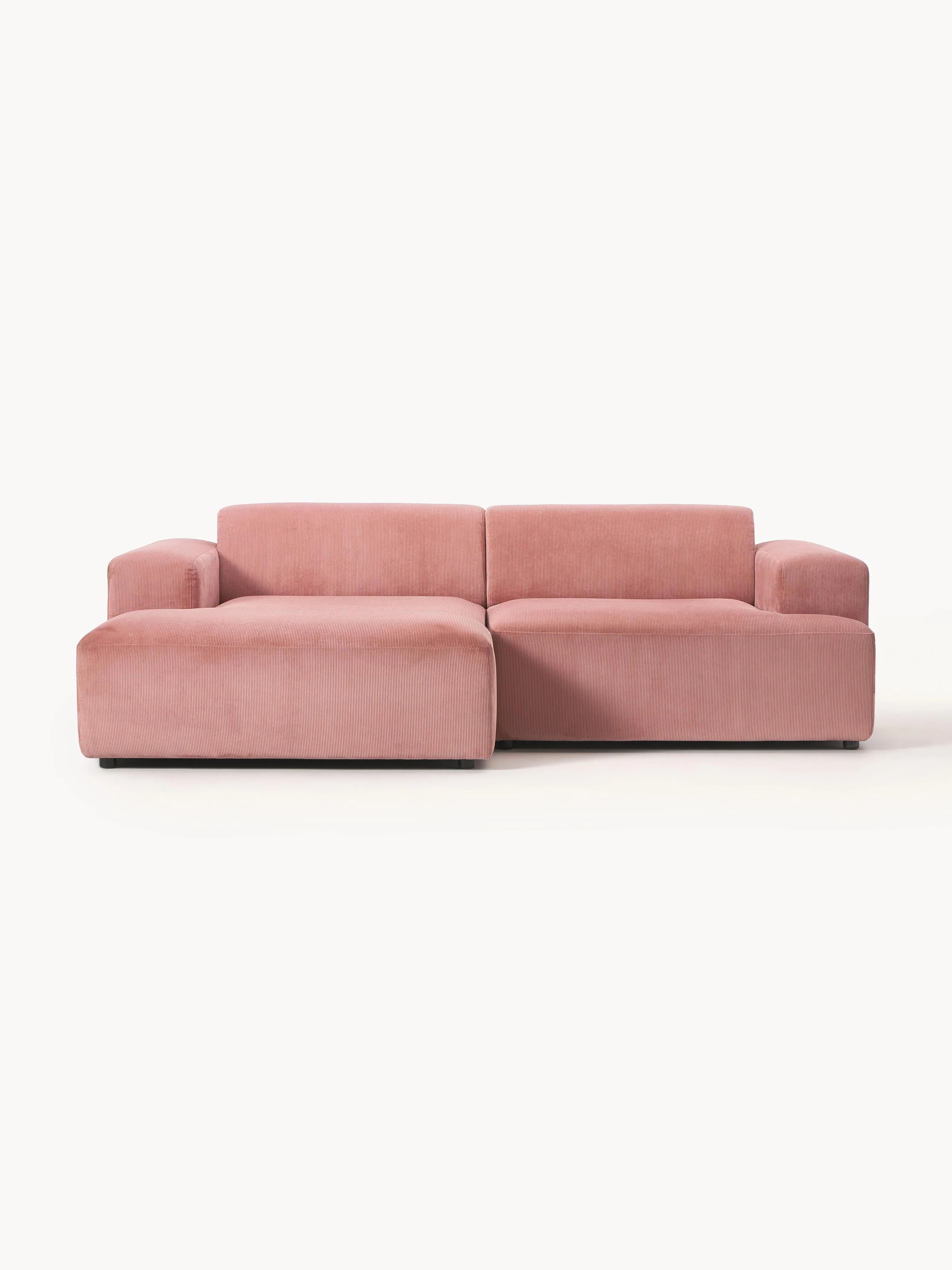 Mira Köşe Koltuk Pembe Fitilli