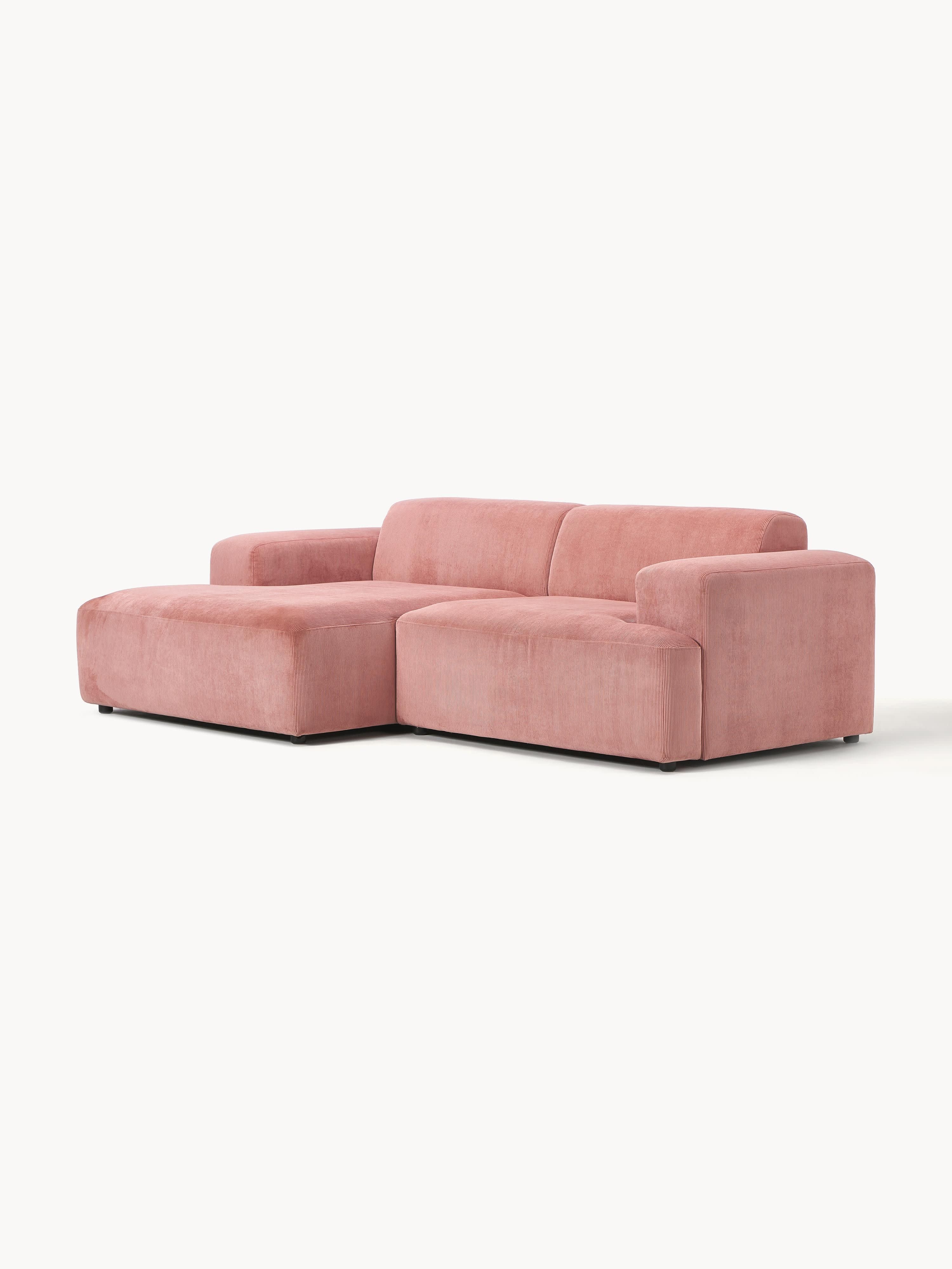 Mira Köşe Koltuk Pembe Fitilli