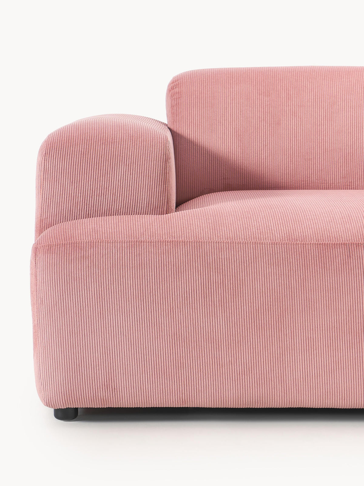 Mira Üçlü Koltuk Pembe Fitilli