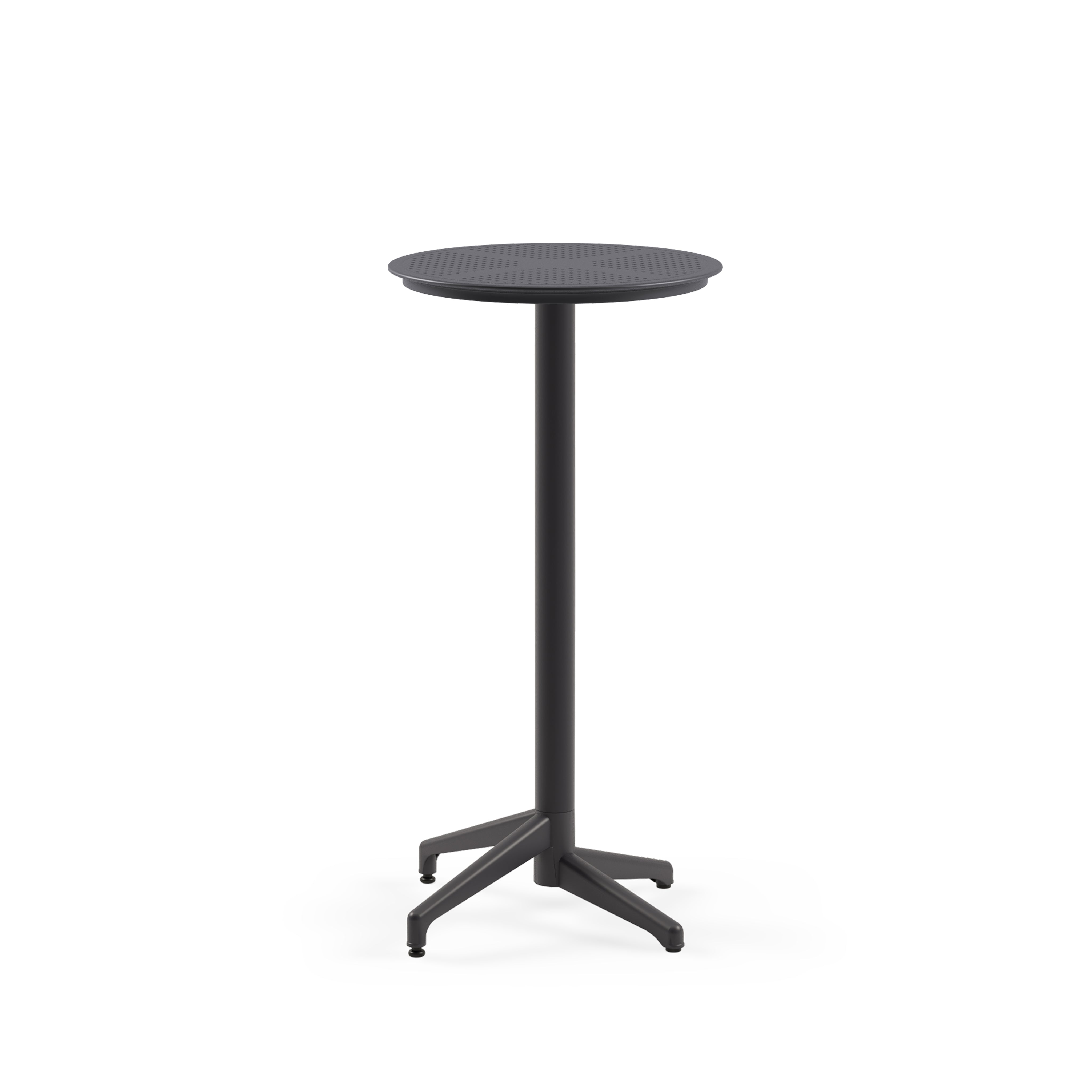 Moon Yuvarlak Polipropilen Bar Masası Antrasit