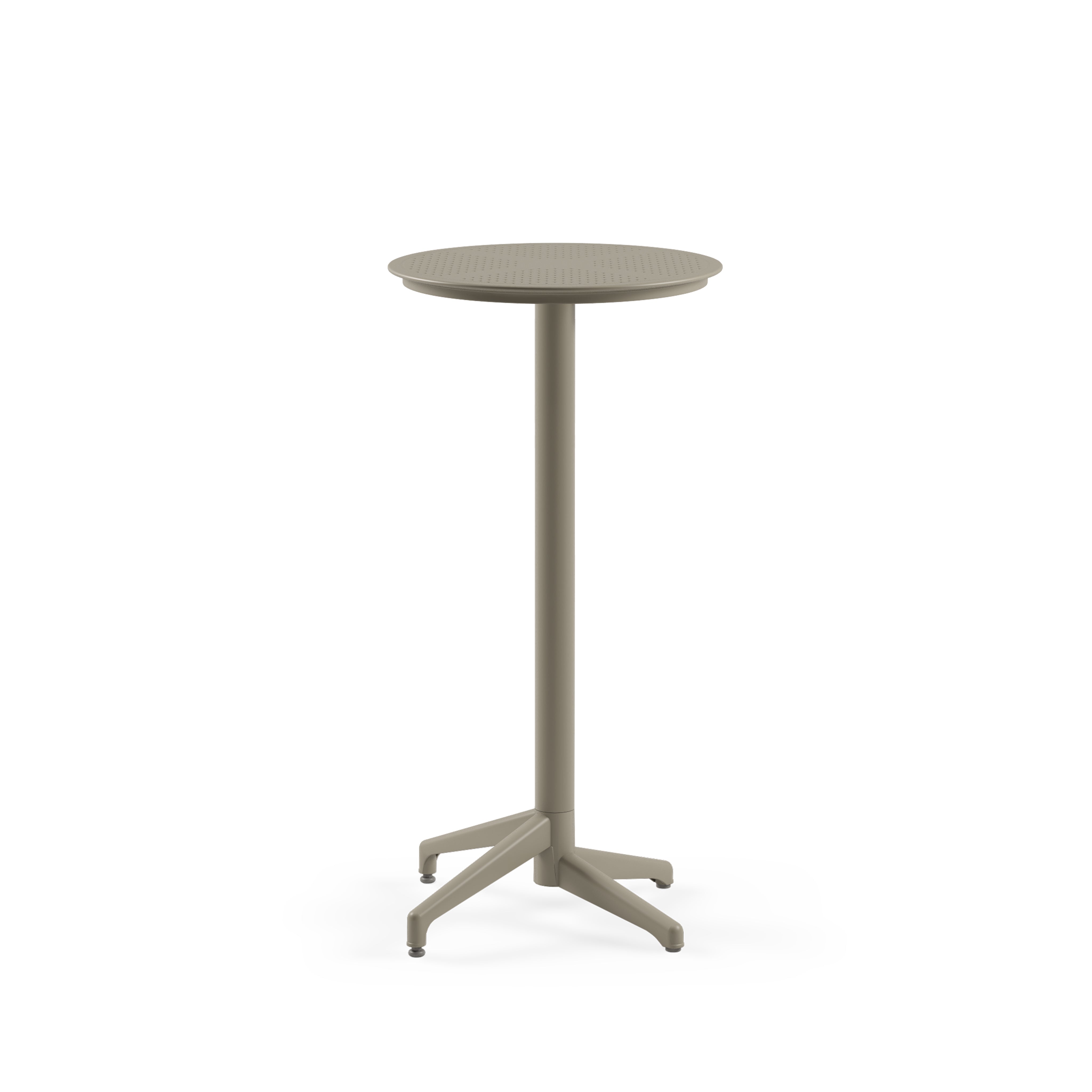 Moon Yuvarlak Polipropilen Bar Masası Vizon