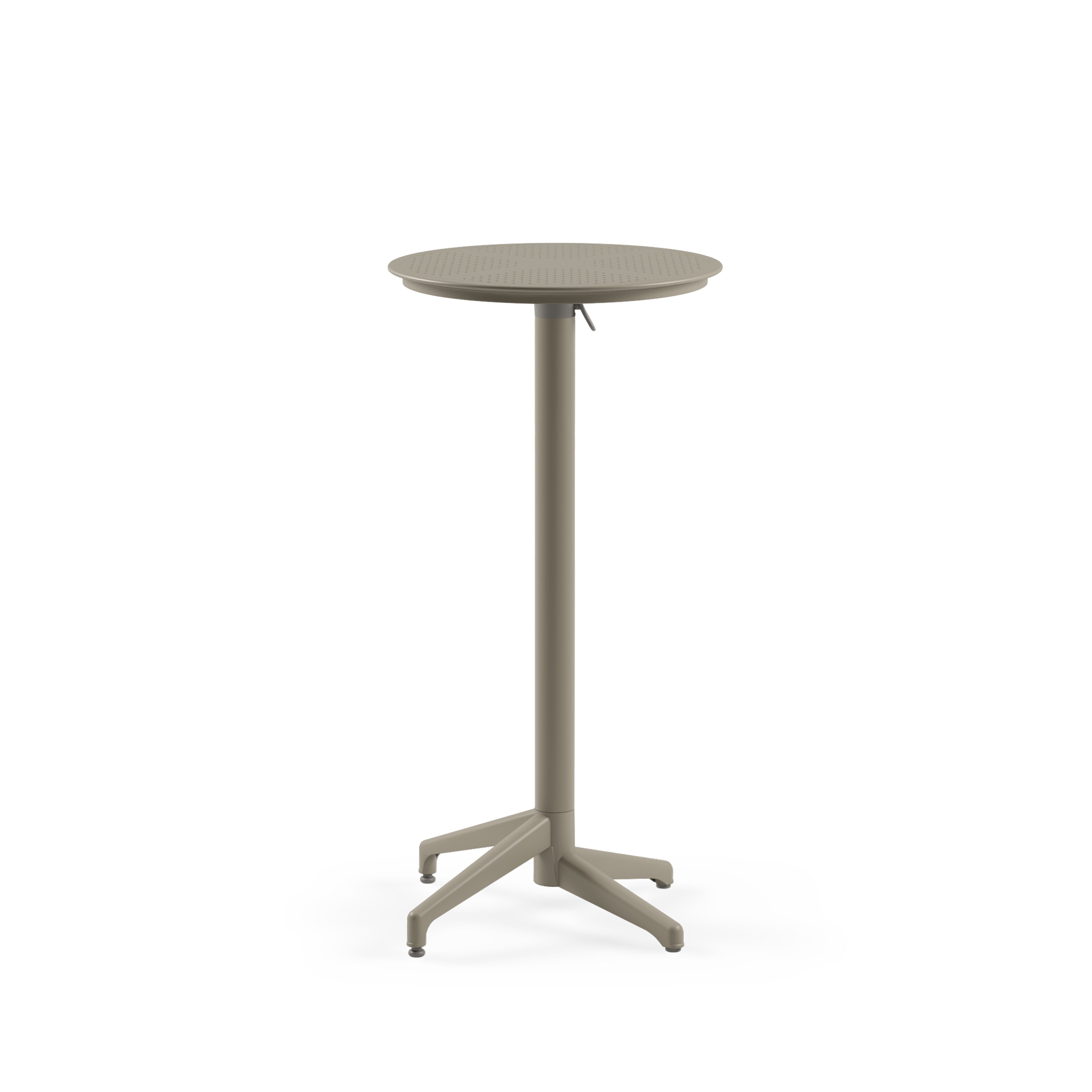 Moon Yuvarlak Polipropilen Bar Masası Vizon