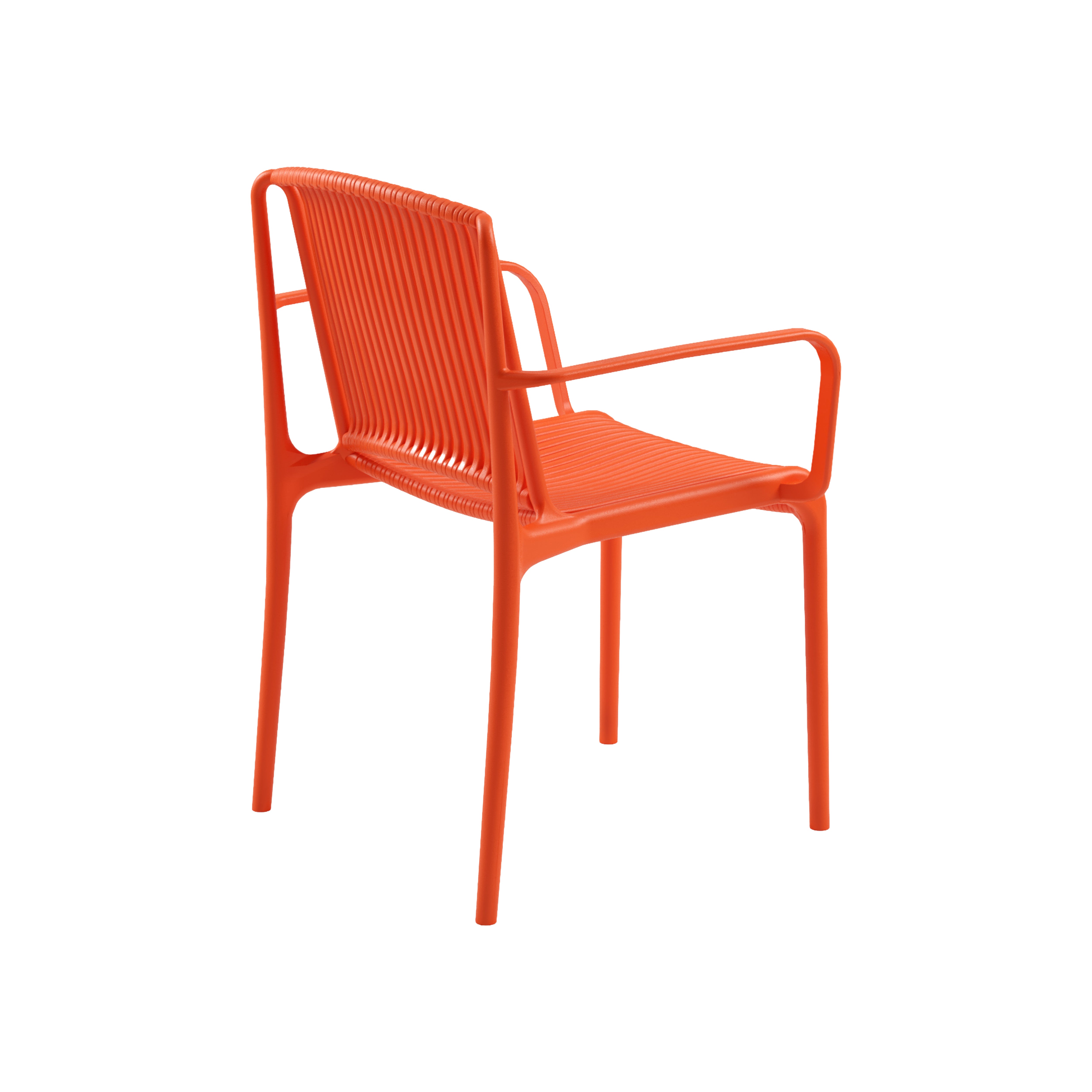 Nes Kollu Polipropilen Sandalye Portakal