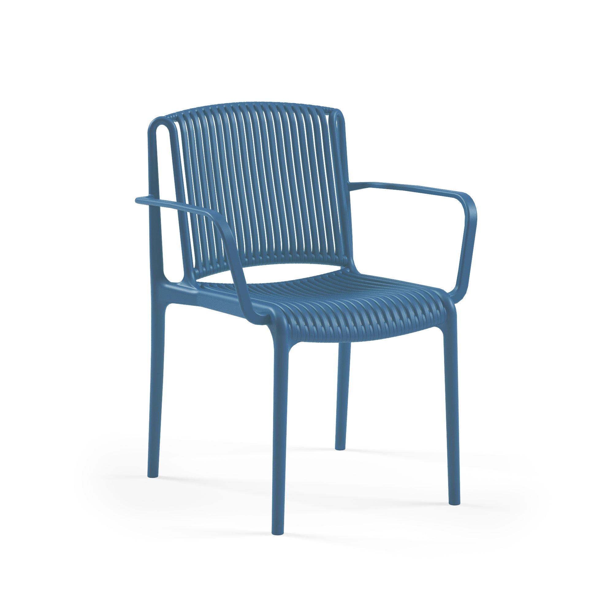 Nes Kollu Polipropilen Sandalye Saks Mavi