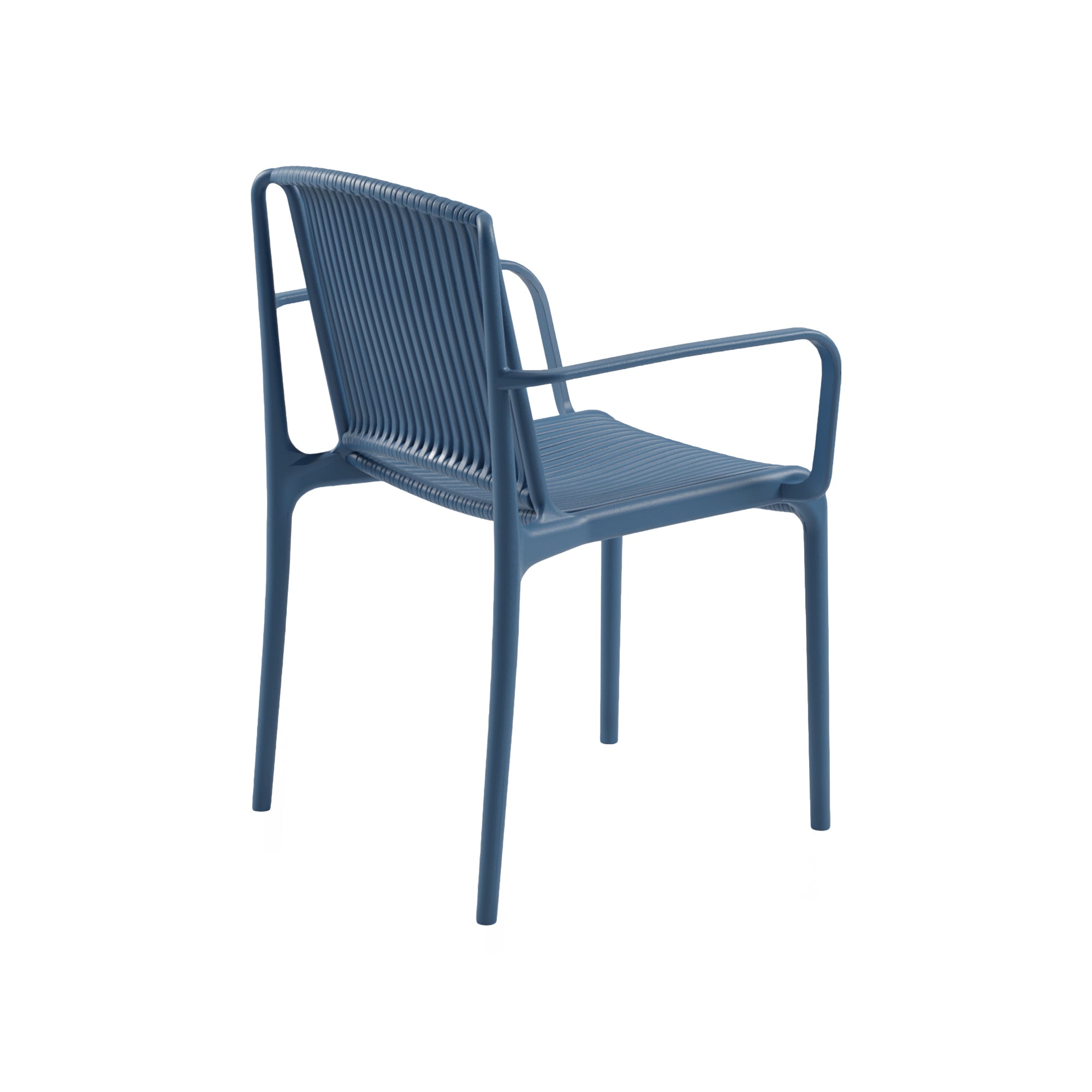 Nes Kollu Polipropilen Sandalye Saks Mavi