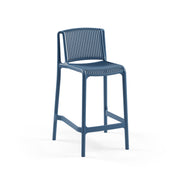 Nes Polipropilen Bar Sandalyesi Saks Mavi 65 cm - 4 adet
