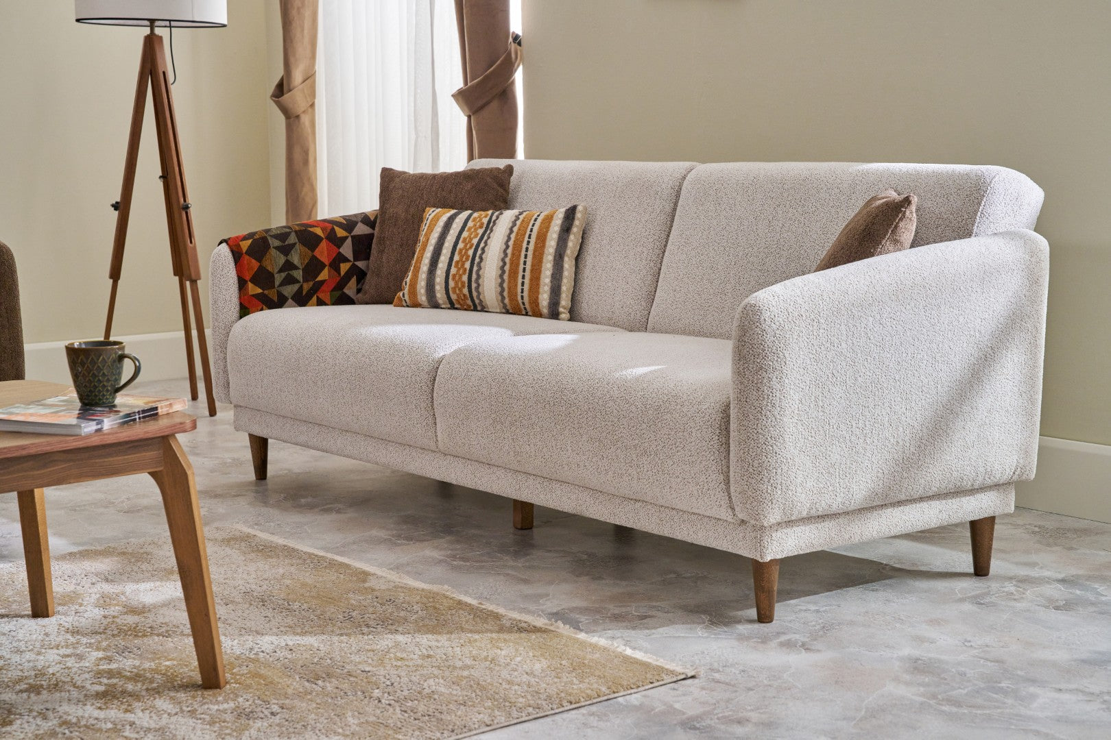 Orbit Üçlü Koltuk Gri