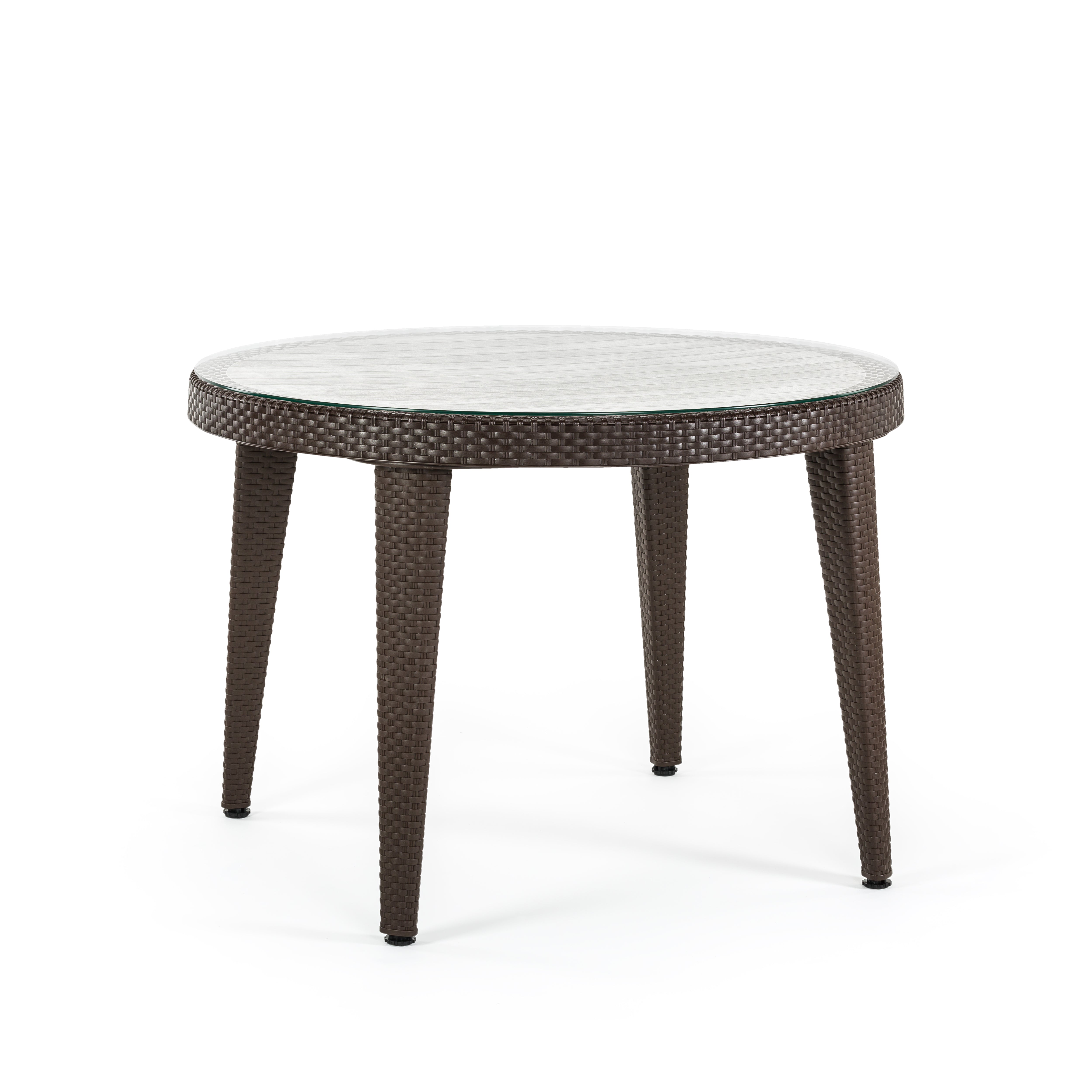 Osaka Rattan Görünümlü Yuvarlak Polipropilen Masa Venge