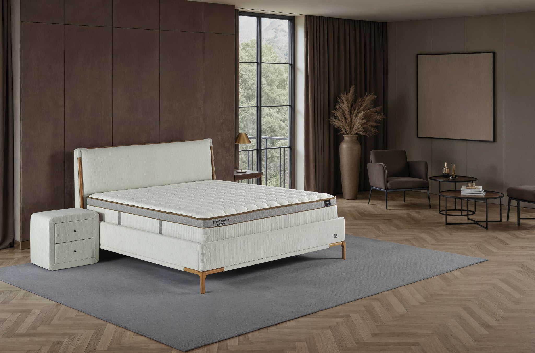 Pierre Cardin Elysee Yatak Baza Başlık Seti