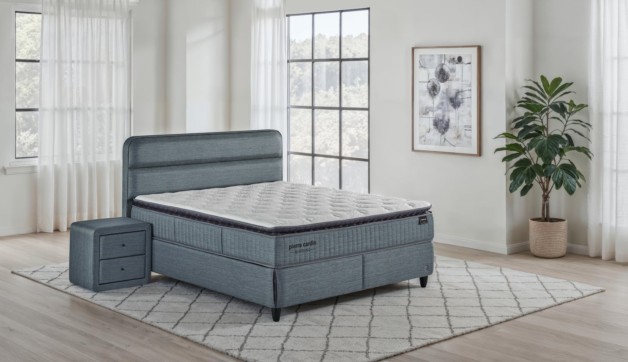 Pierre Cardin Equinoxe Yatak Baza Başlık Seti