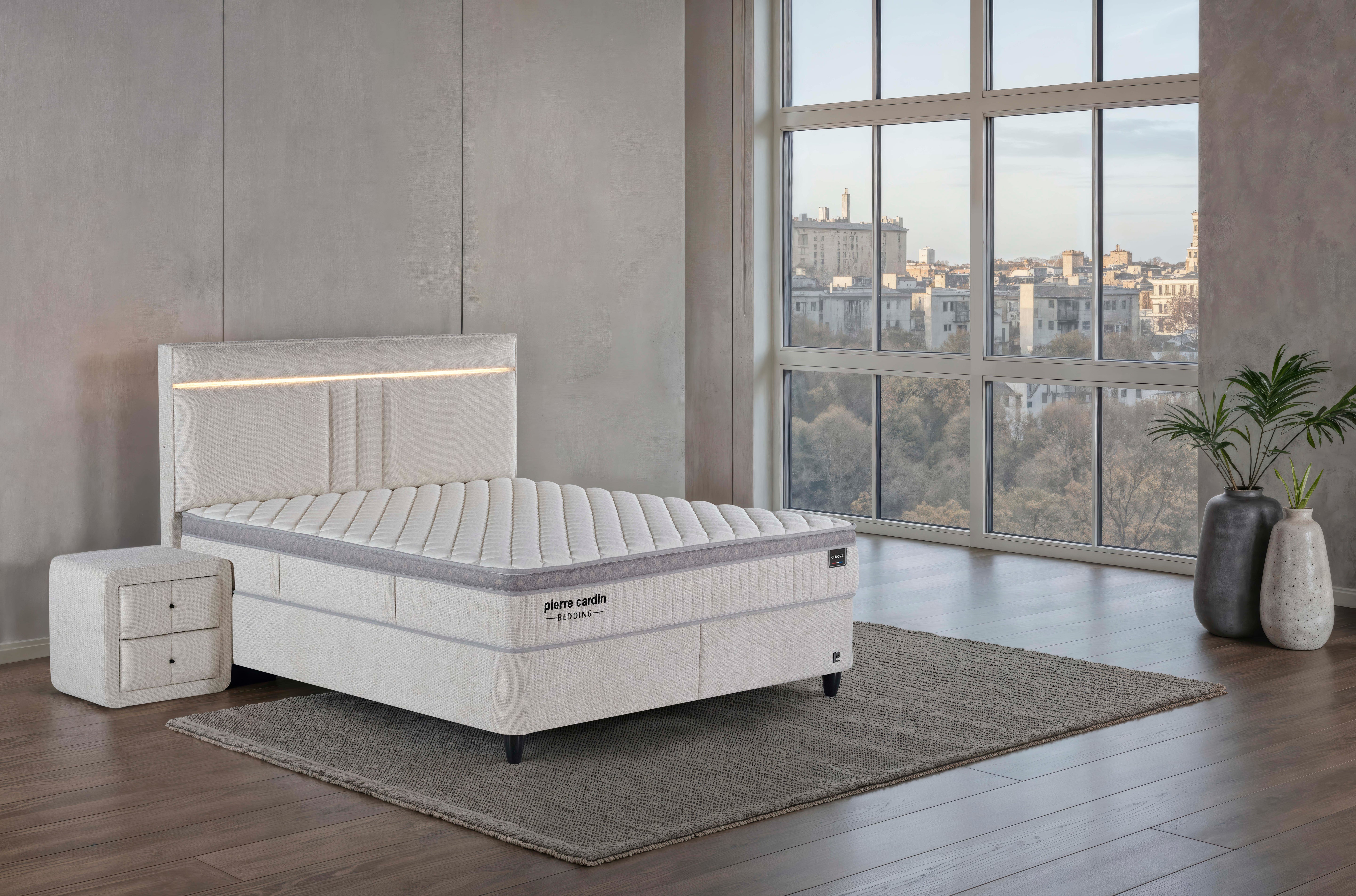 Pierre Cardin Genova Yatak Baza Başlık Seti