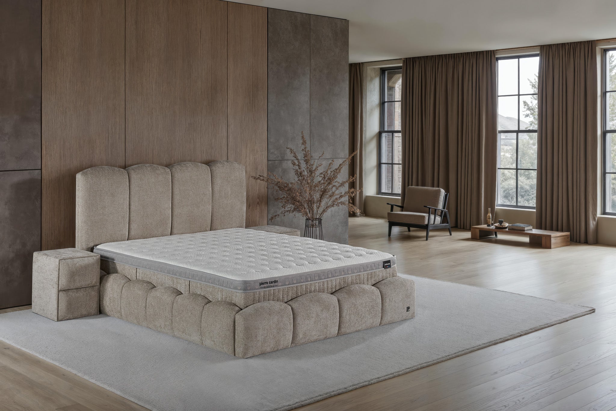 Pierre Cardin Las Palmas Yatak Baza Başlık Seti