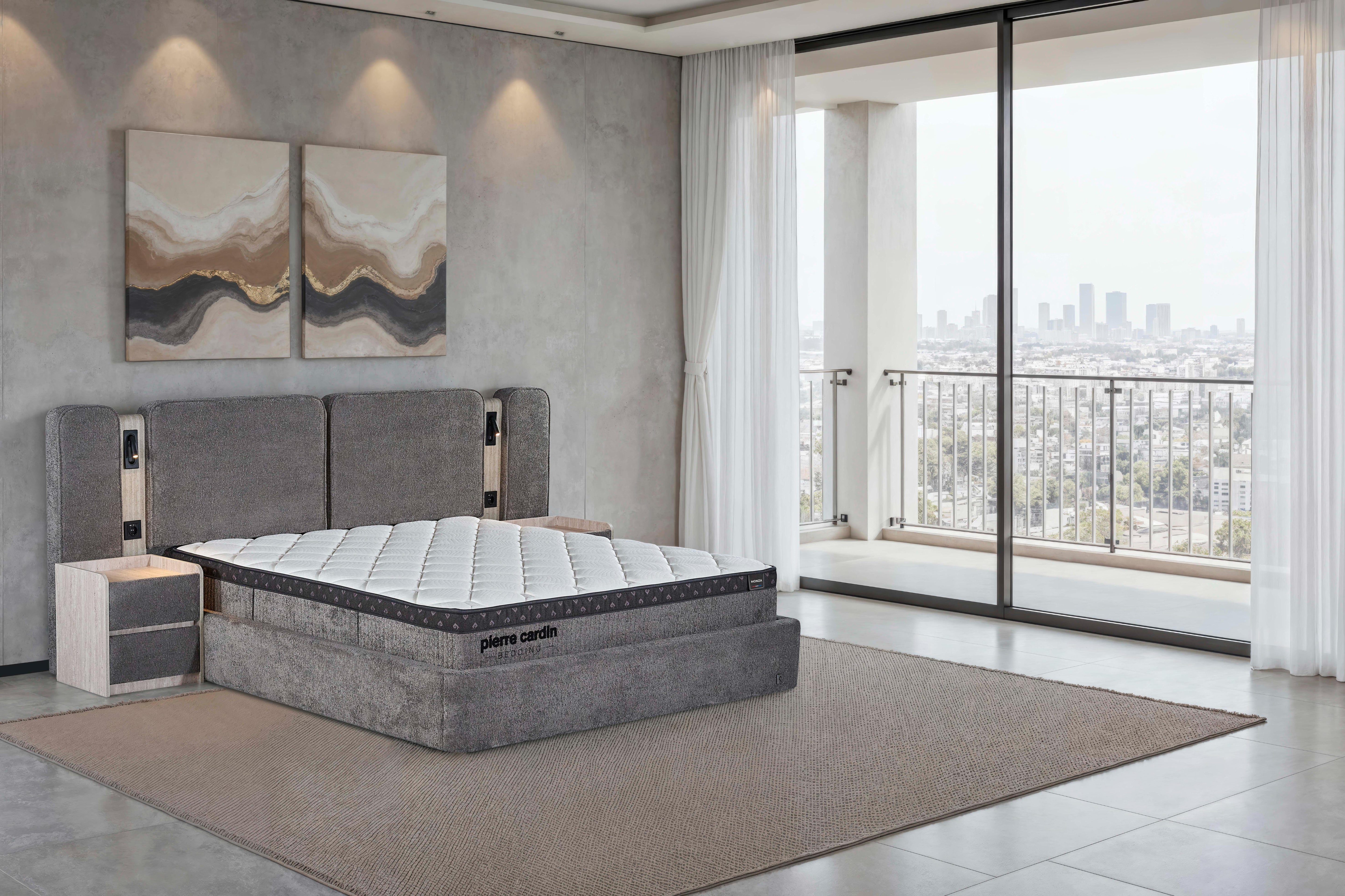 Pierre Cardin Monza Prime Yatak Baza Başlık Seti