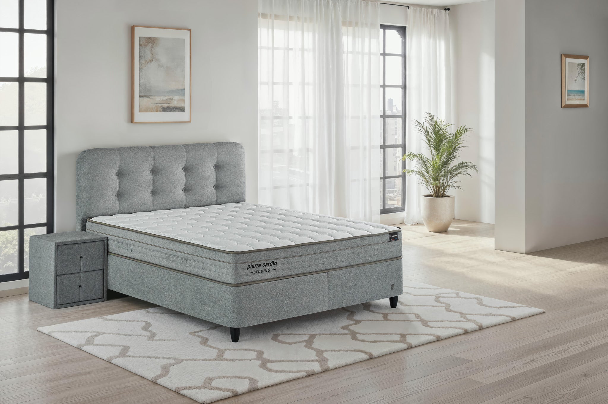 Pierre Cardin Napoli Yatak Baza Başlık Seti