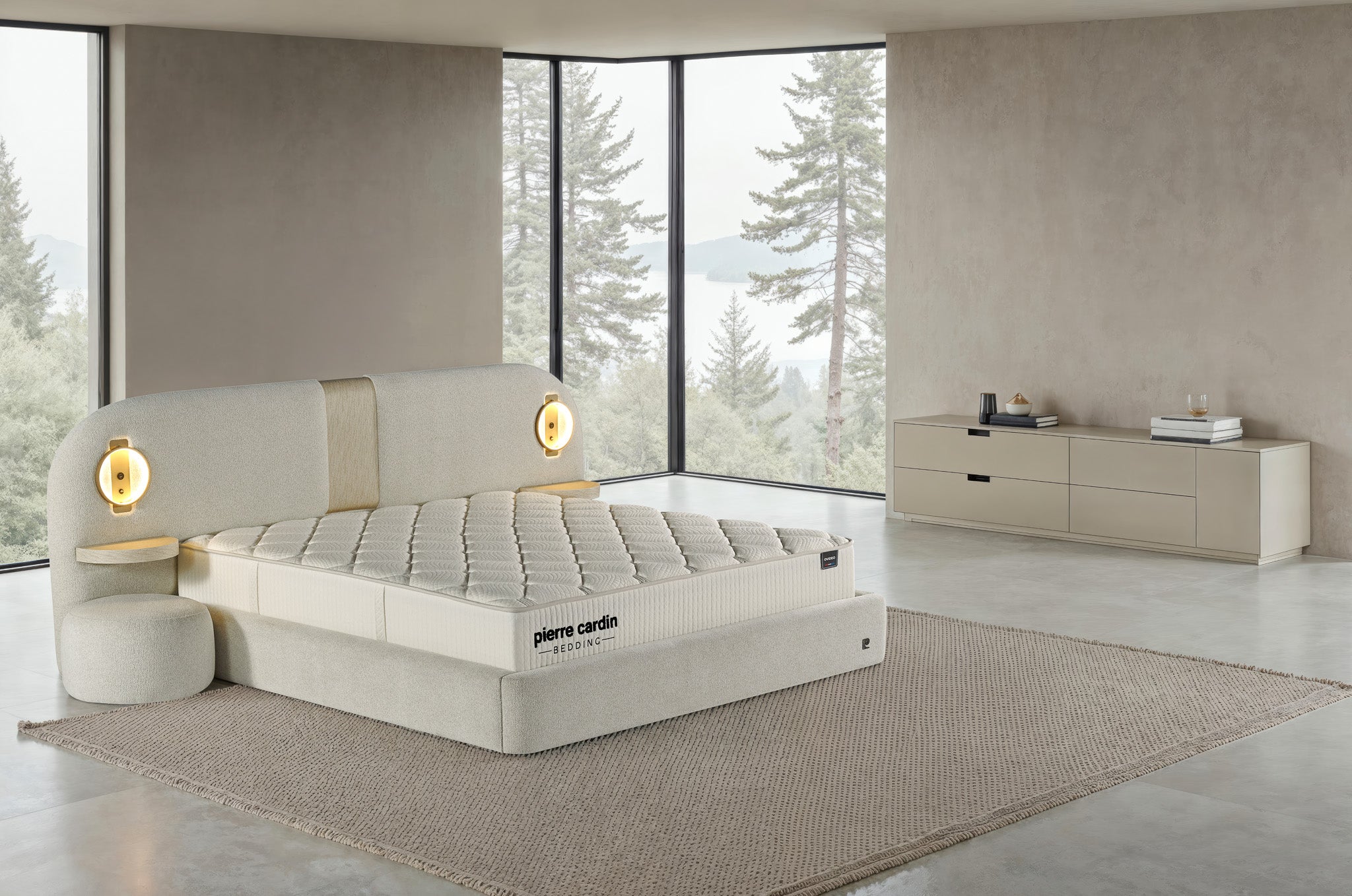 Pierre Cardin Oviedo Yatak Baza Başlık Seti