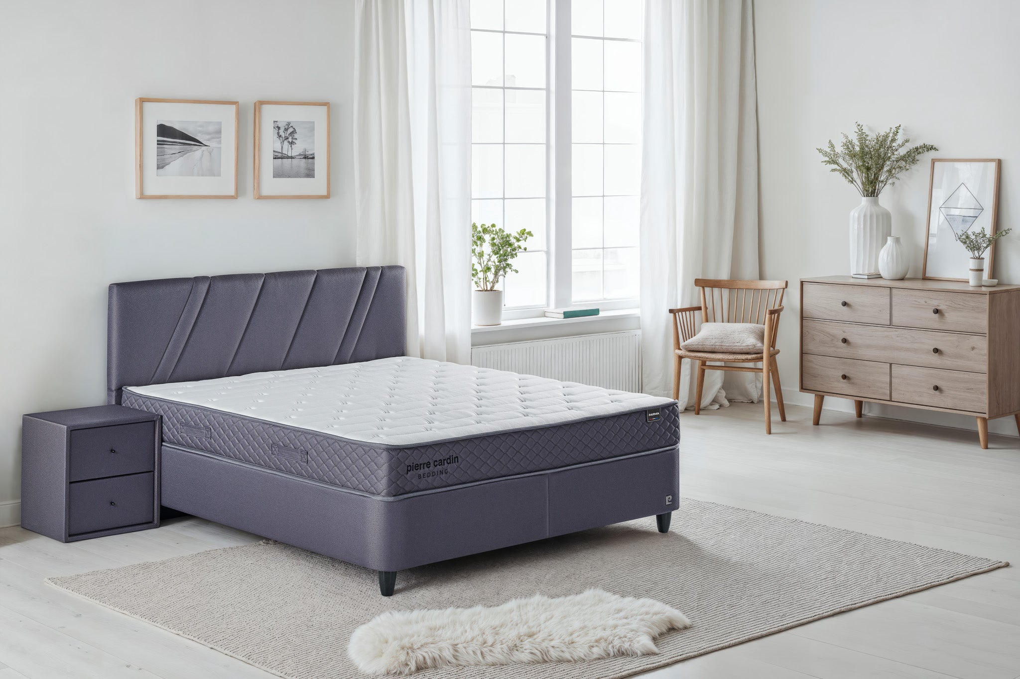 Pierre Cardin Parma Yatak Baza Başlık Seti