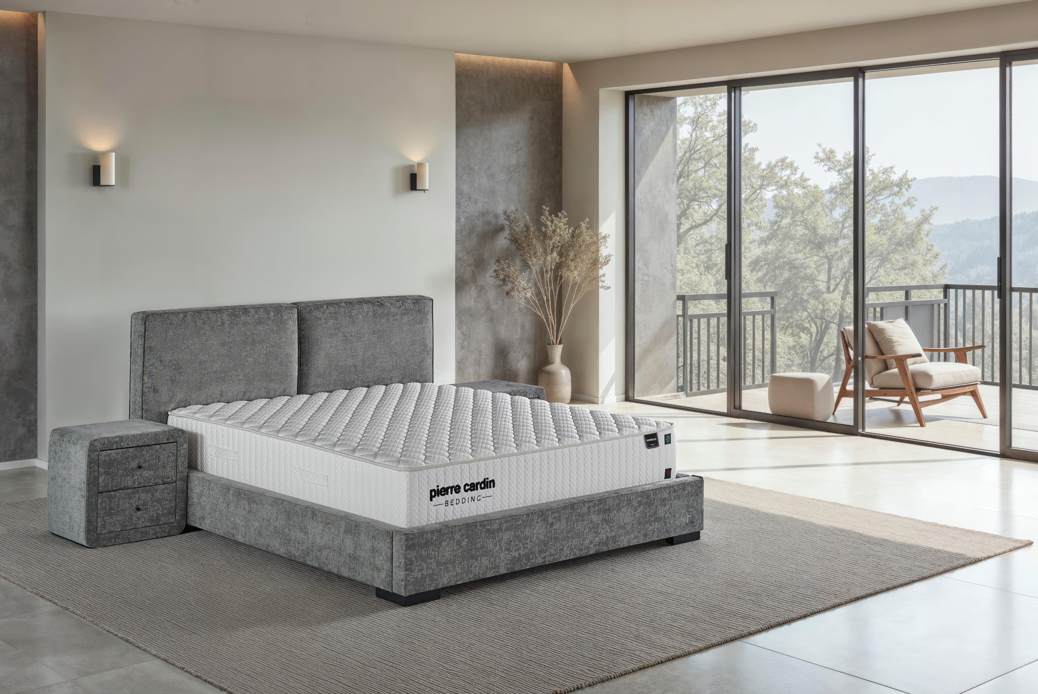 Pierre Cardin Signature Yatak Baza Başlık Seti