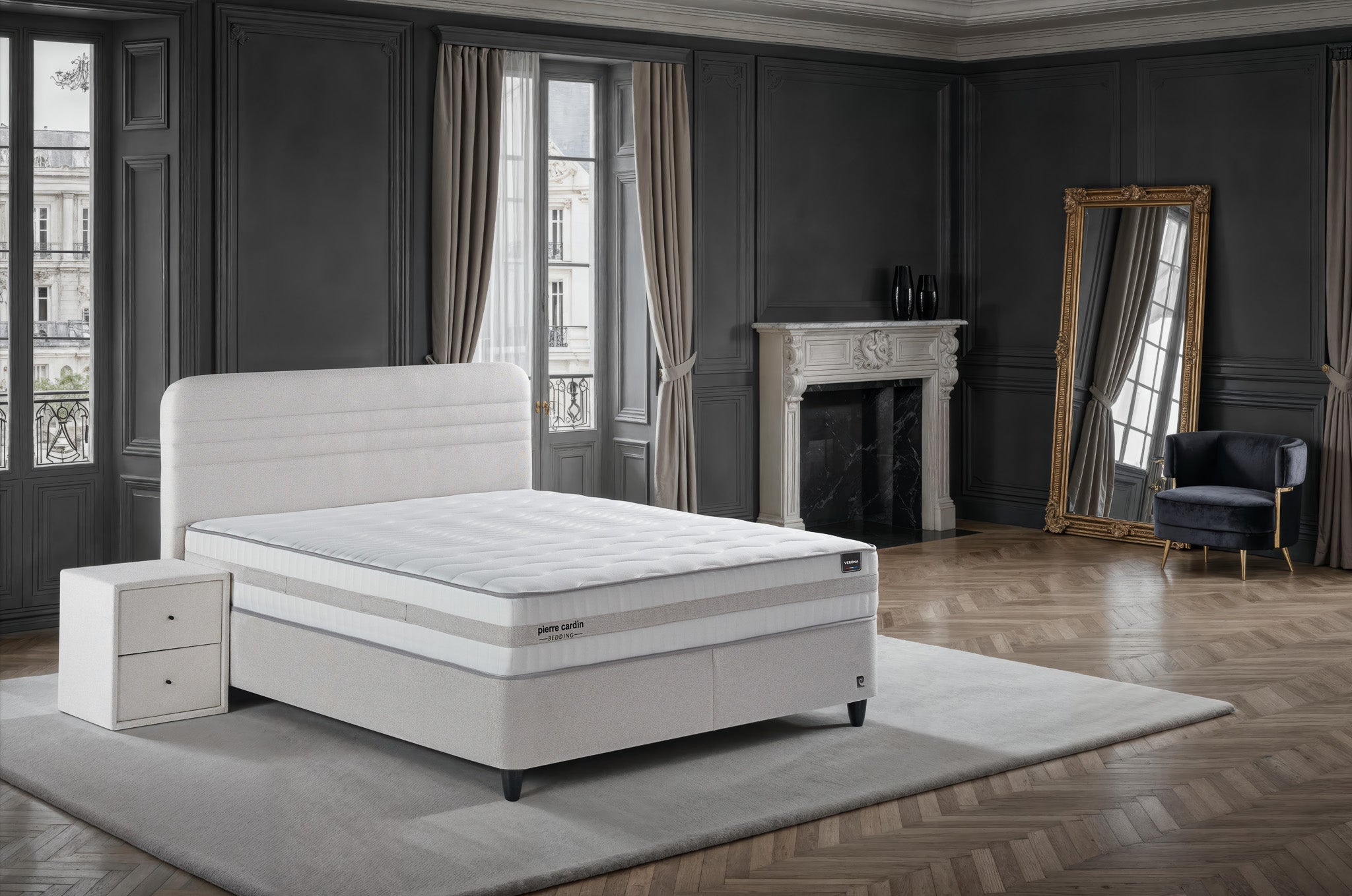 Pierre Cardin Verona Yatak Baza Başlık Seti