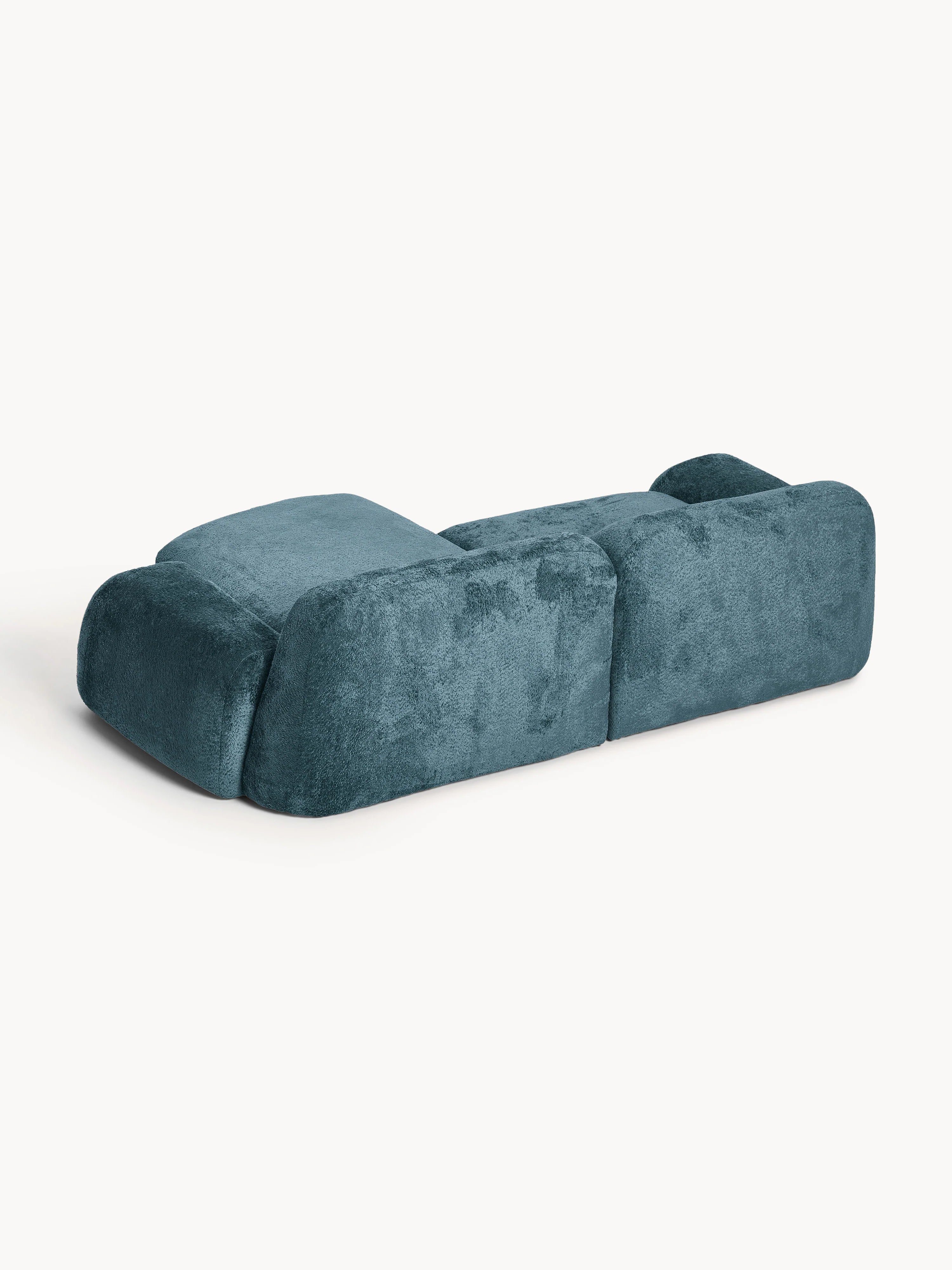 Prag Köşe Koltuk Petrol Mavisi Teddy