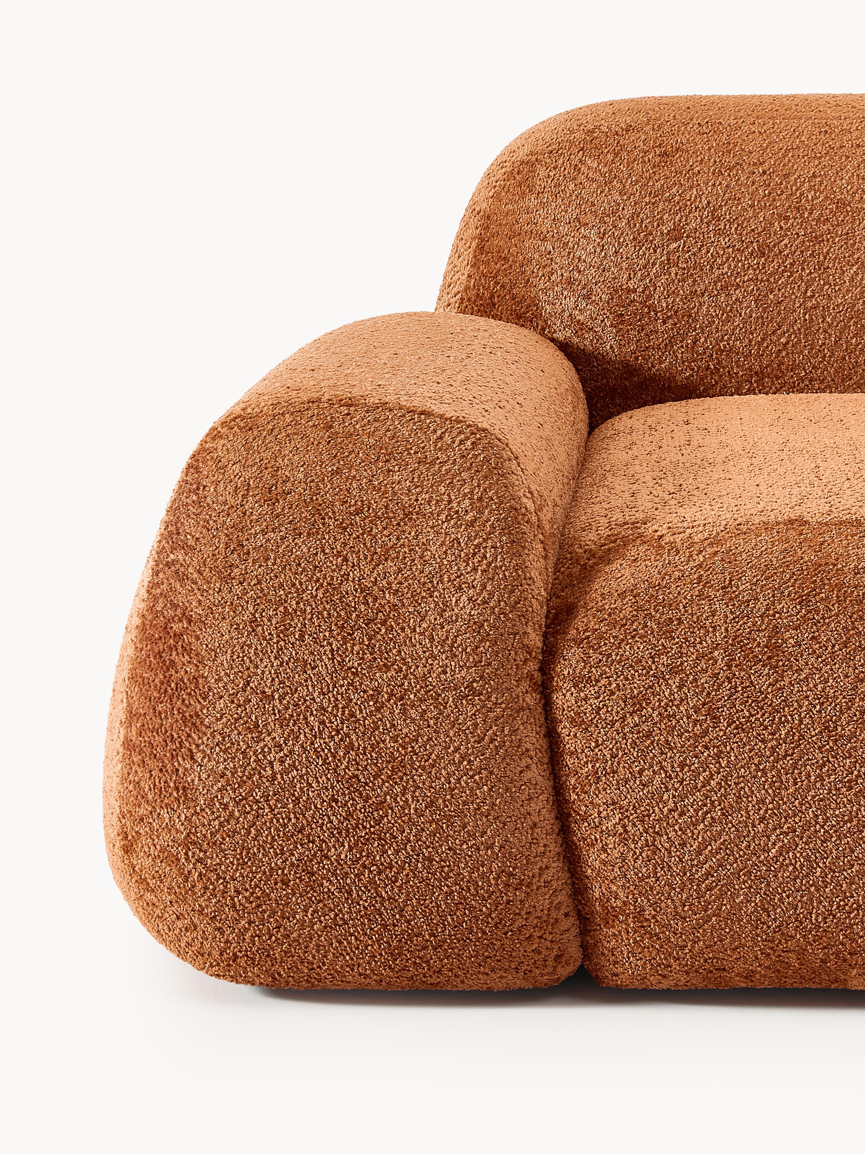 Prag Large Köşe Koltuk Terakota Teddy