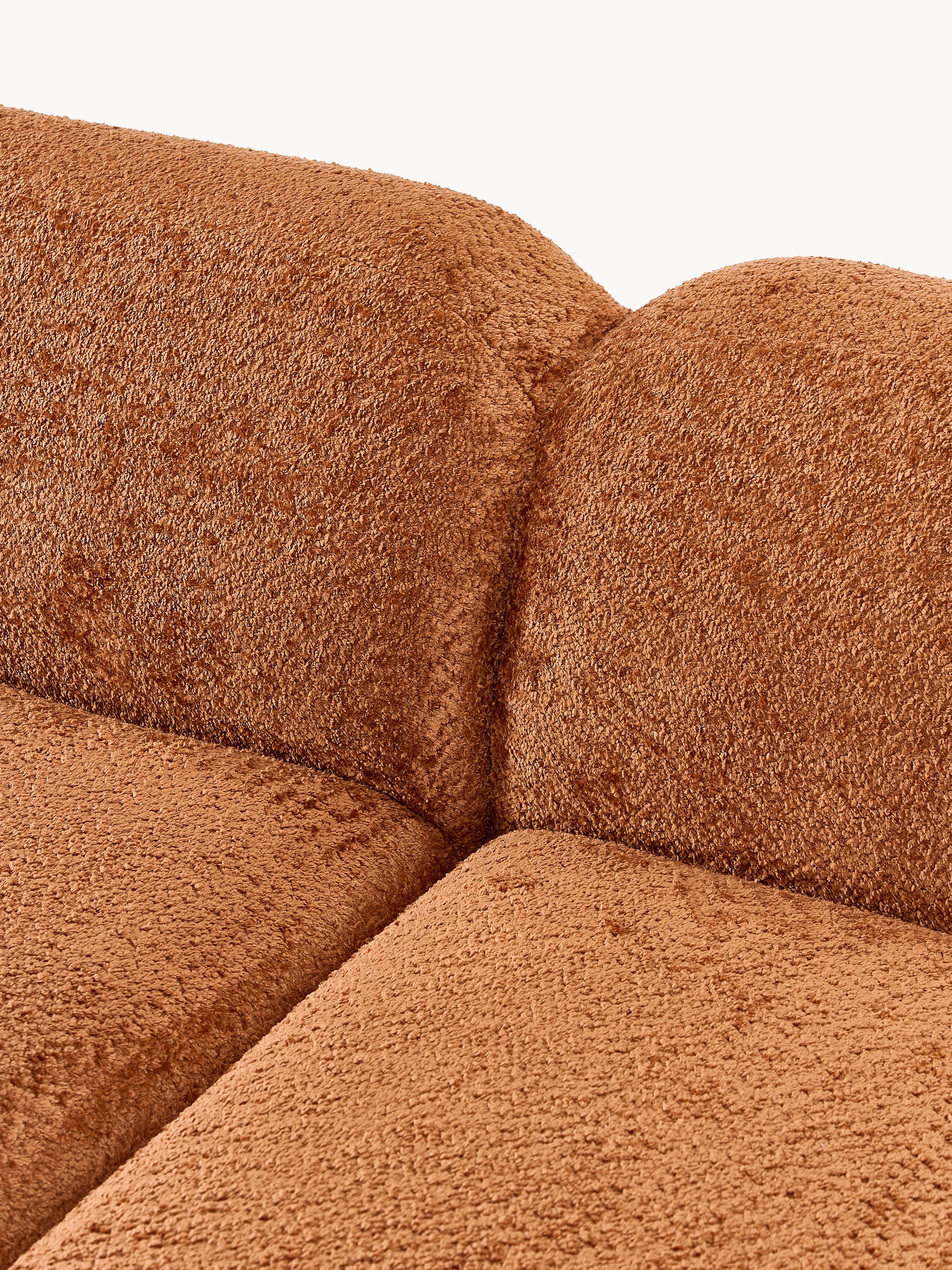 Prag Large Köşe Koltuk Terakota Teddy
