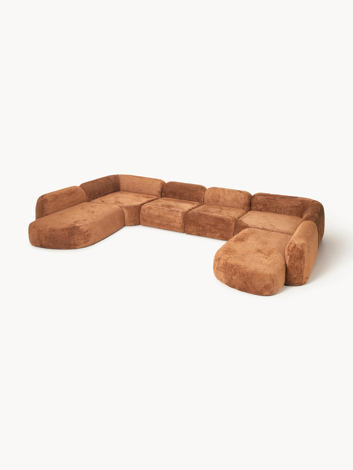 Prag Max Köşe Koltuk Terakota Teddy
