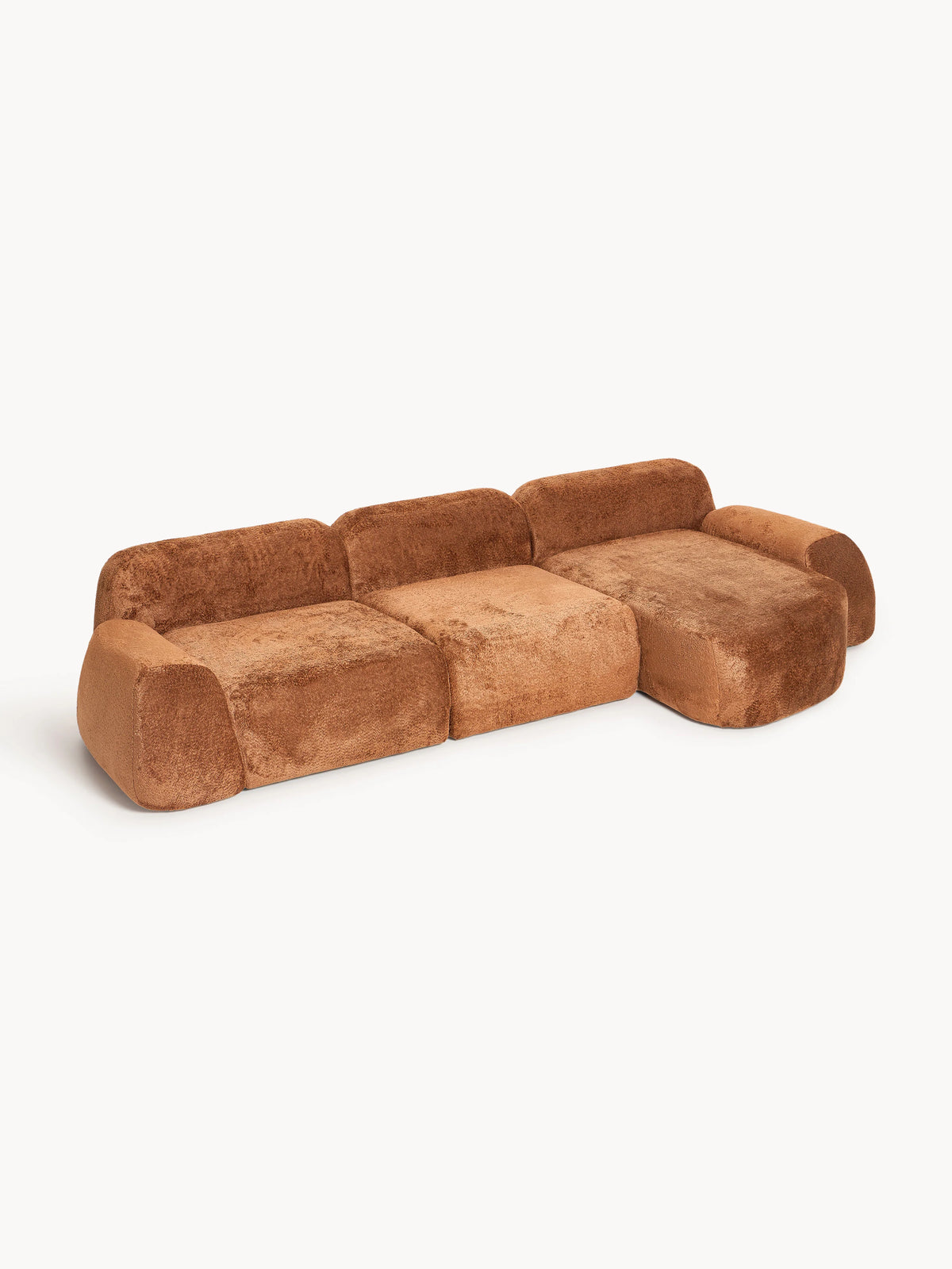 Prag Plus Köşe Koltuk Terakota Teddy